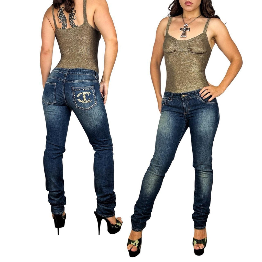 Just Cavalli Embellished Skinny Jeans (S)