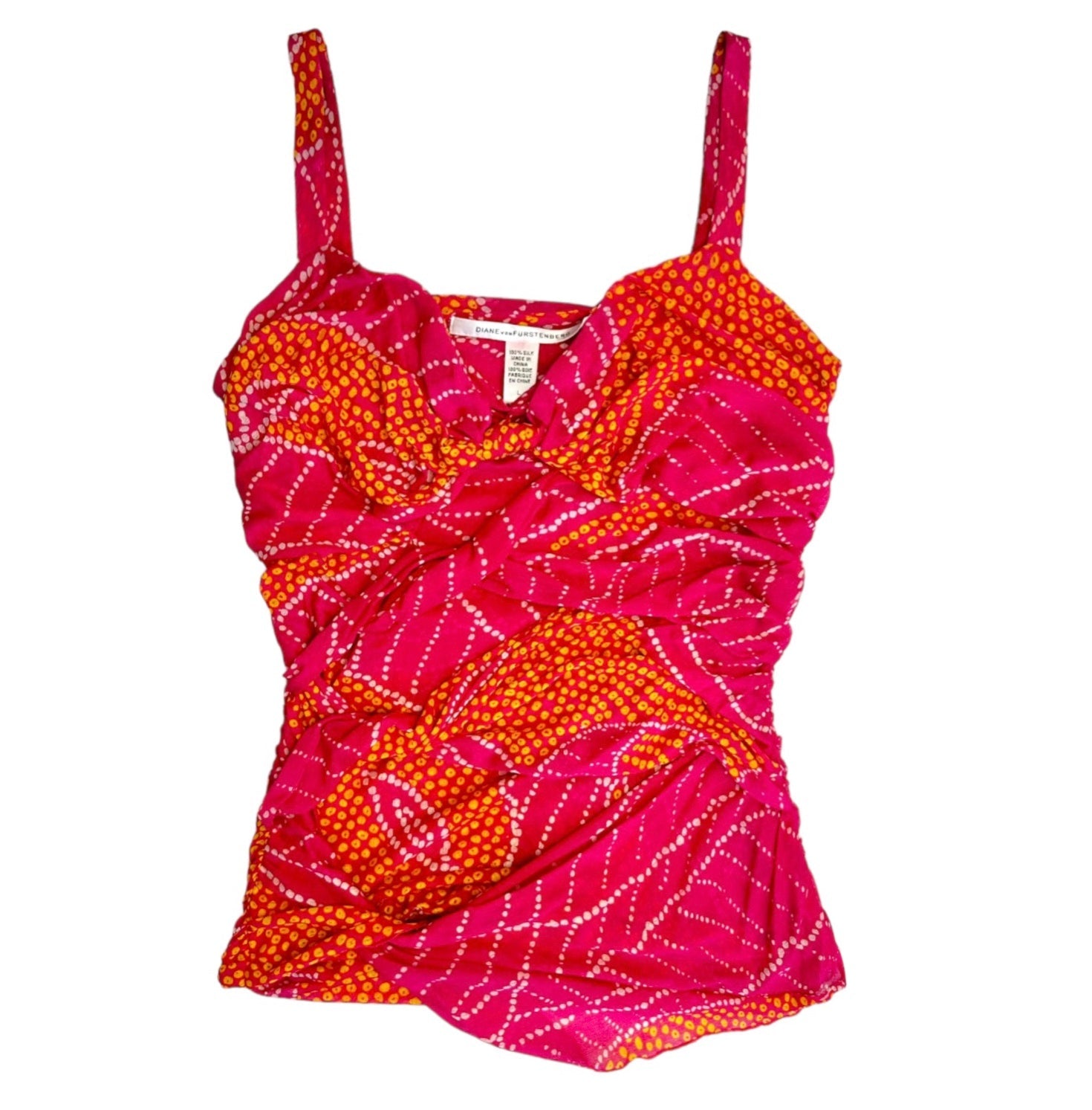 Diane Von Furstenberg Silk Tank (M)