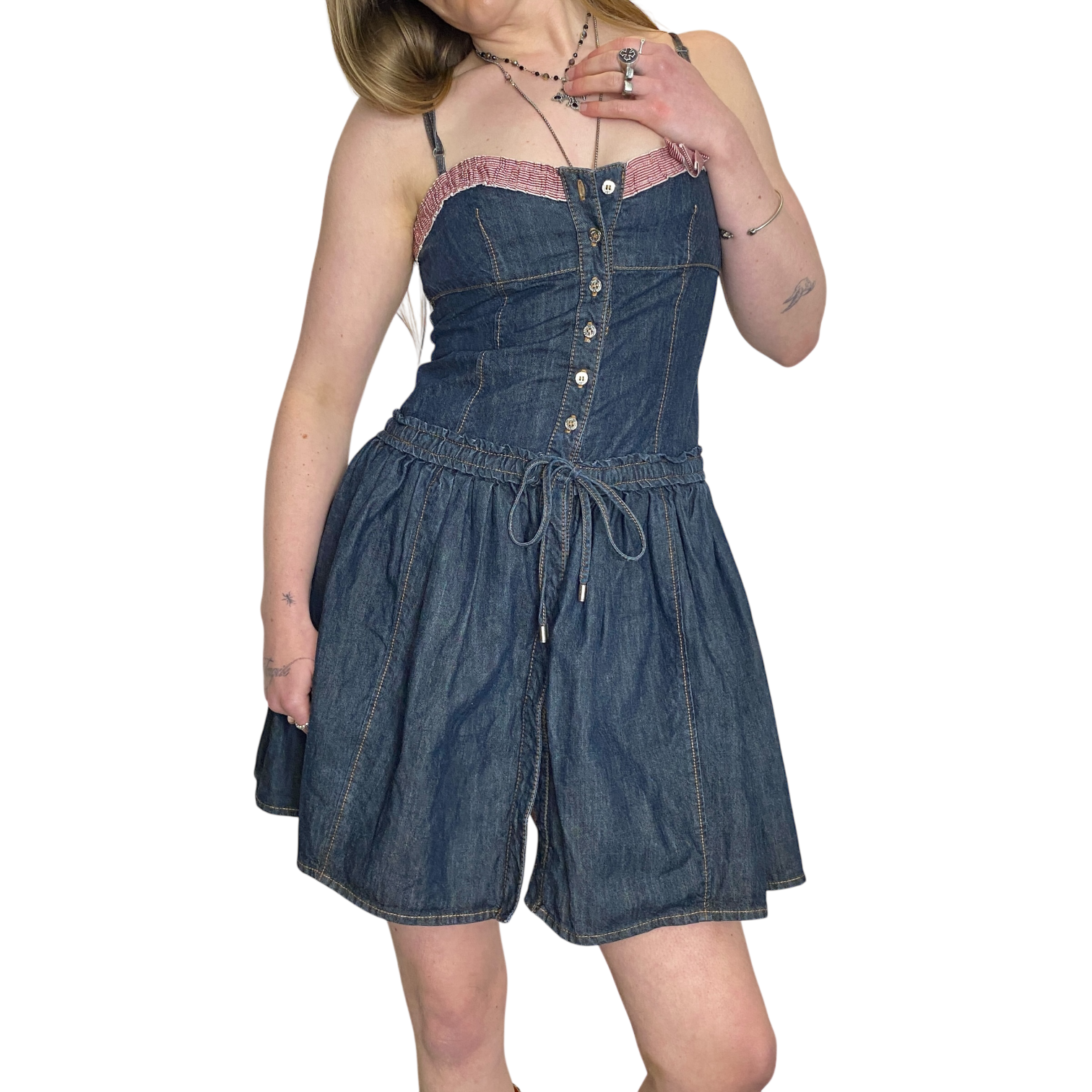 Vintage Dolce Gabbana Milkmaid Dress (S/M)