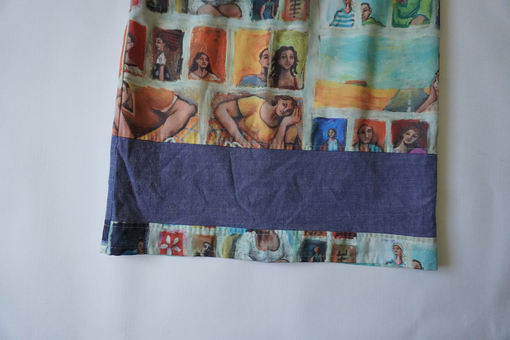 French Graphic Midi Dress (S)