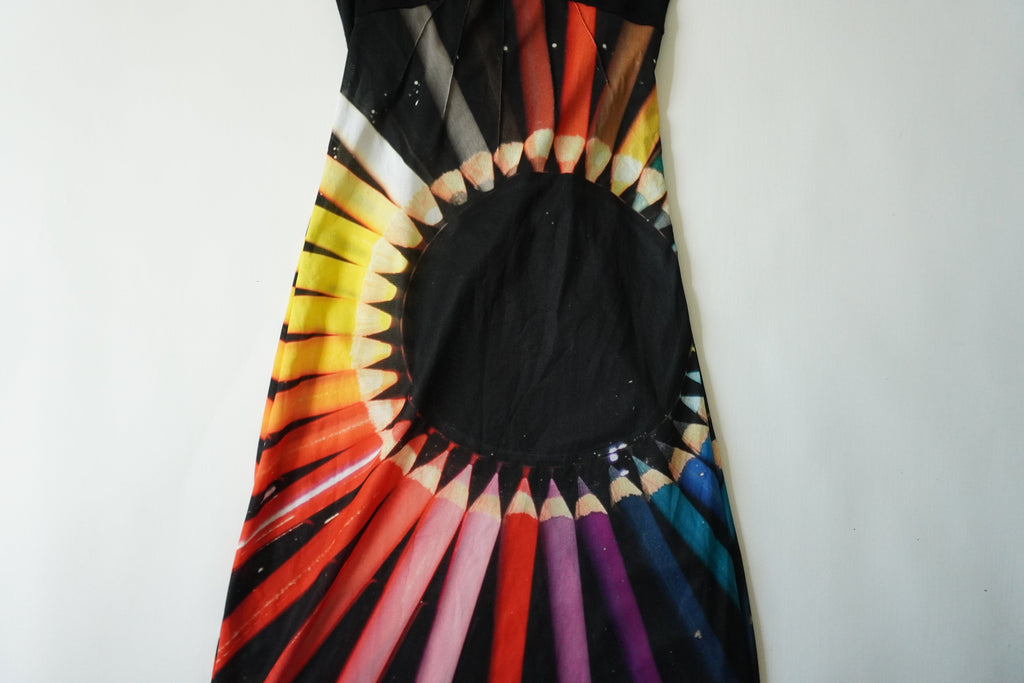 Photorealistic Halter Midi Dress (Small)