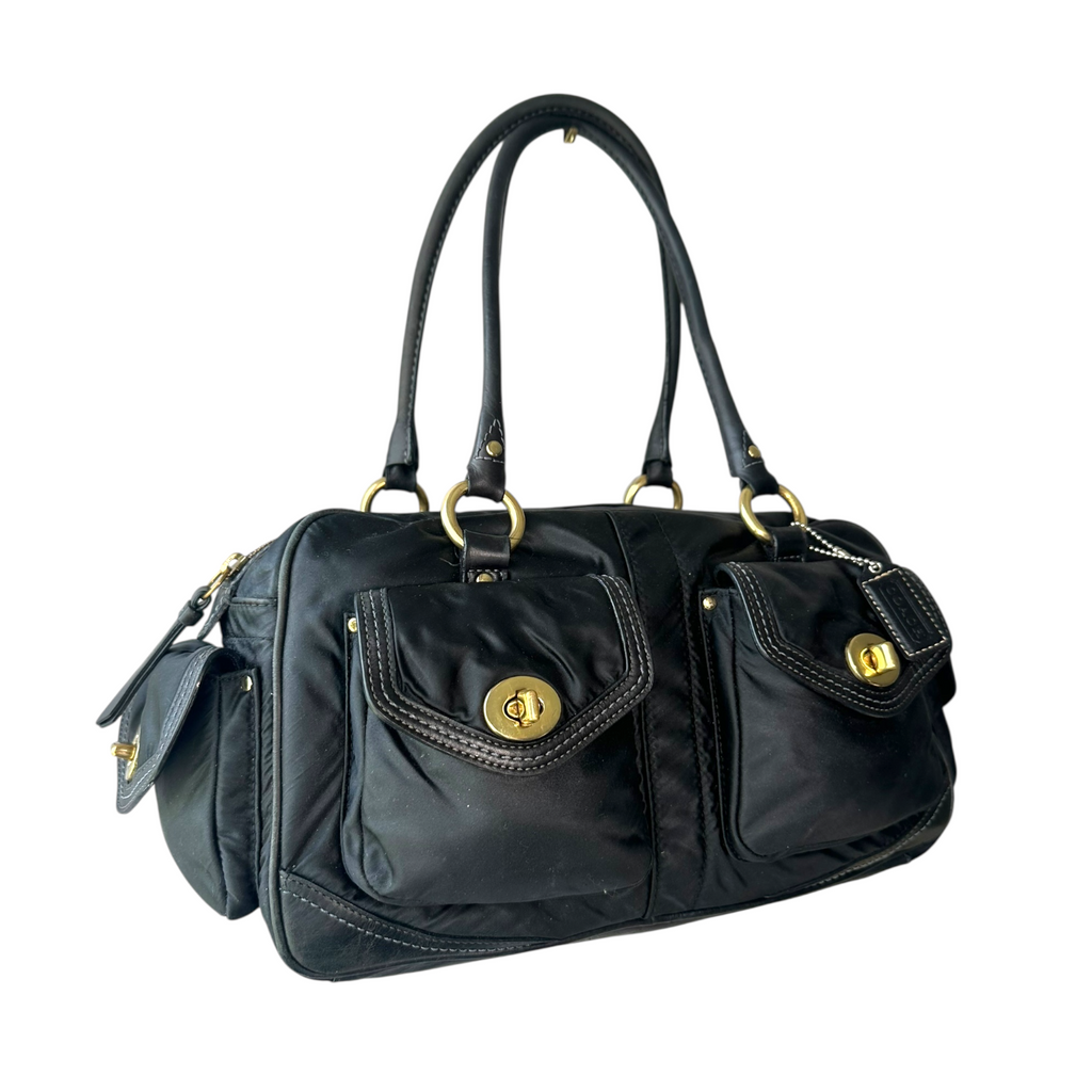 Rare Vintage Coach Black Legacy Bag