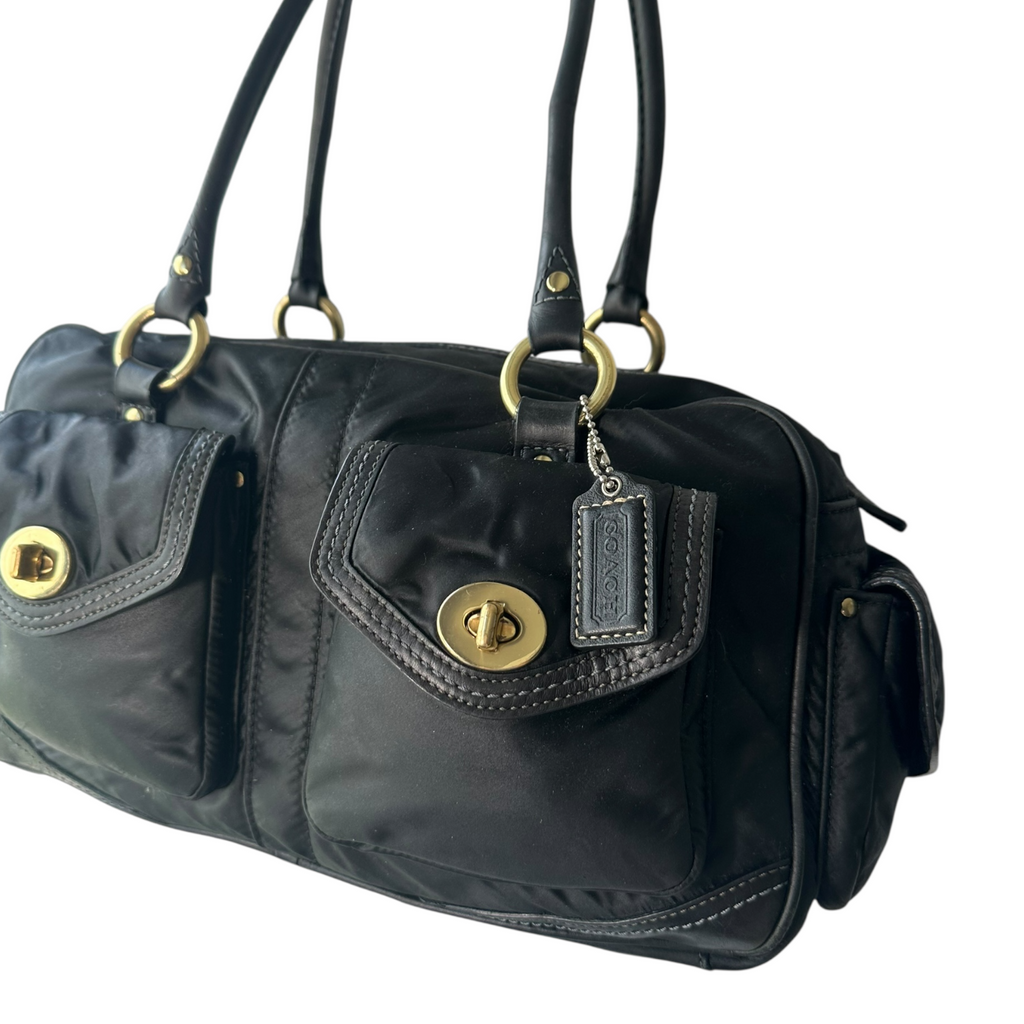 Rare Vintage Coach Black Legacy Bag