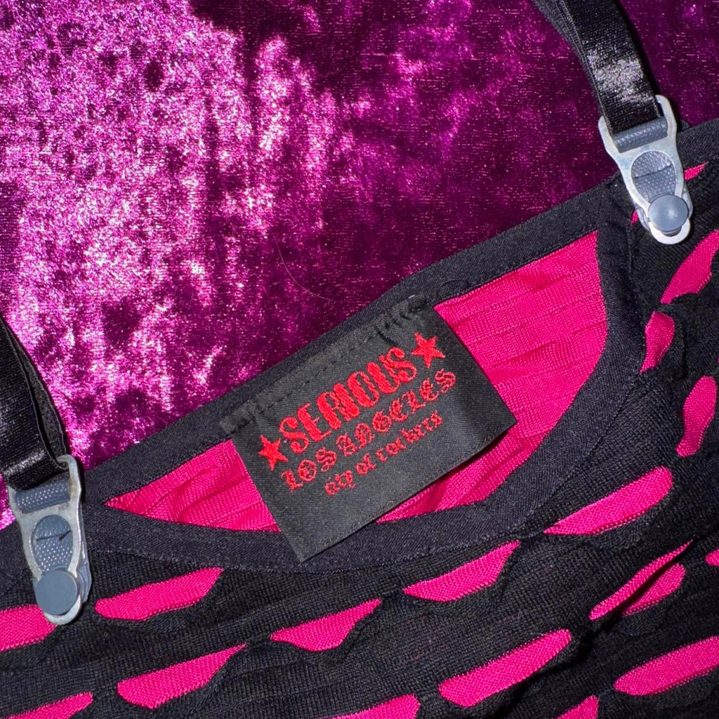 90s Gothic Fishnet Cami (M)