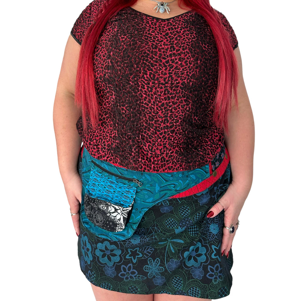 Vintage Leopard Print Top (XL)