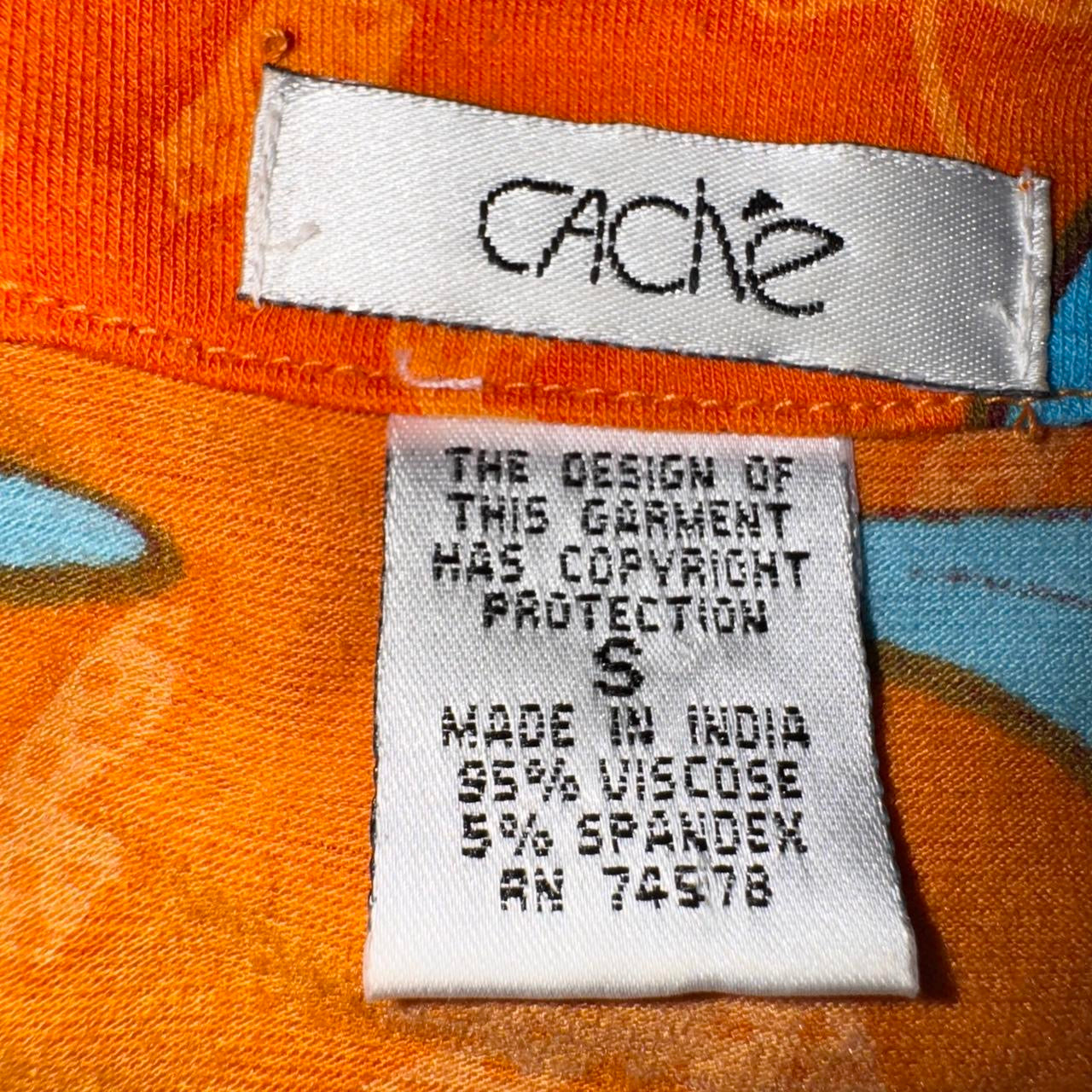 Caché Embellished Tie Dye Blouse (S/M)