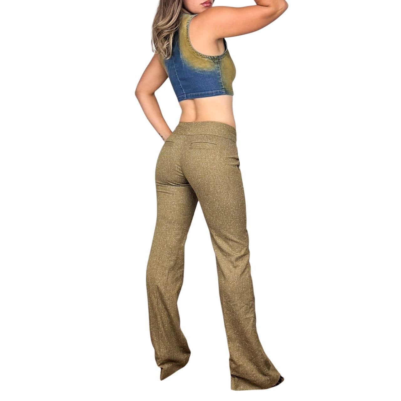 Vintage Tweed Flare Pants (XS)