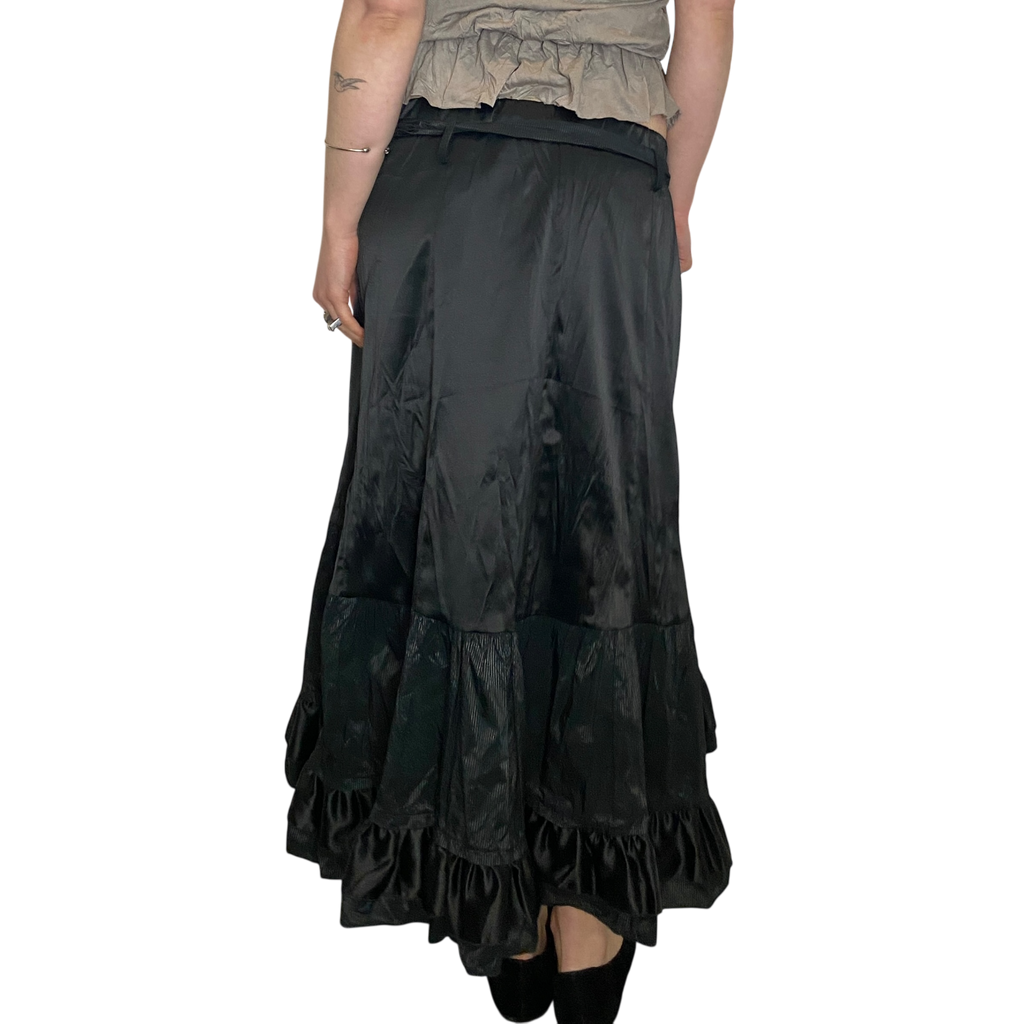 Vintage Gothic Milkmaid Maxi Skirt (M)