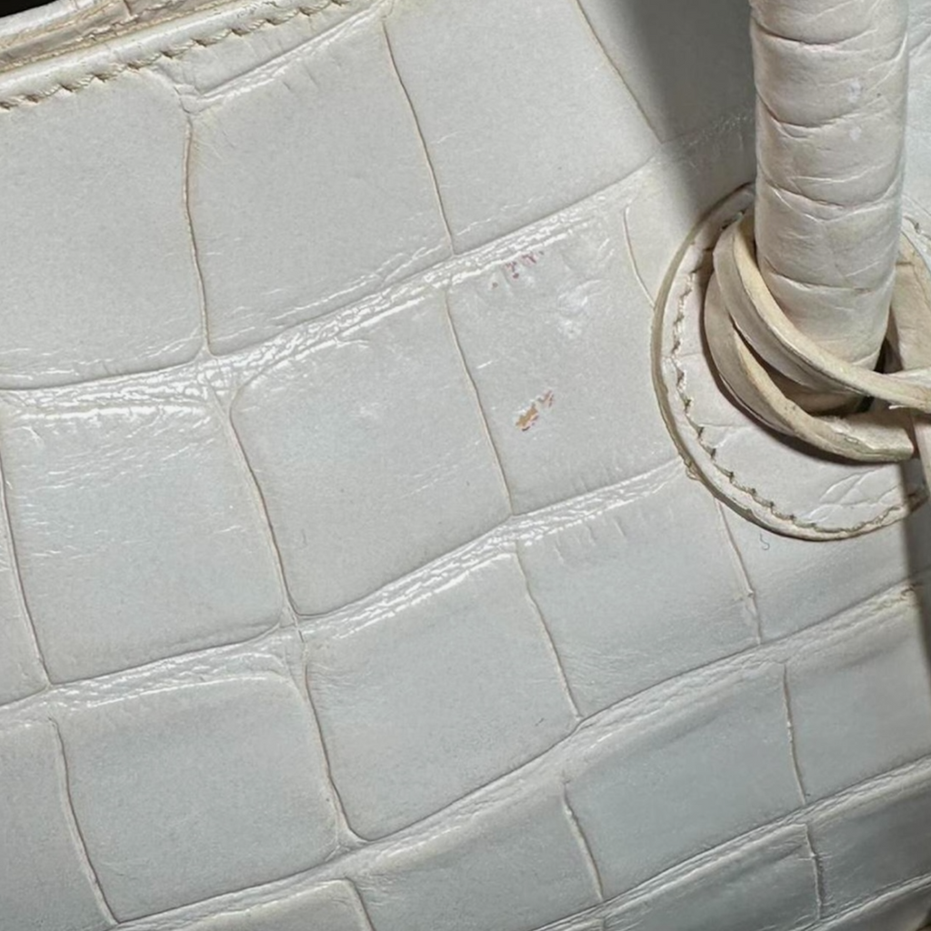 Vintage Italian Leather Furla Top Handle Bag