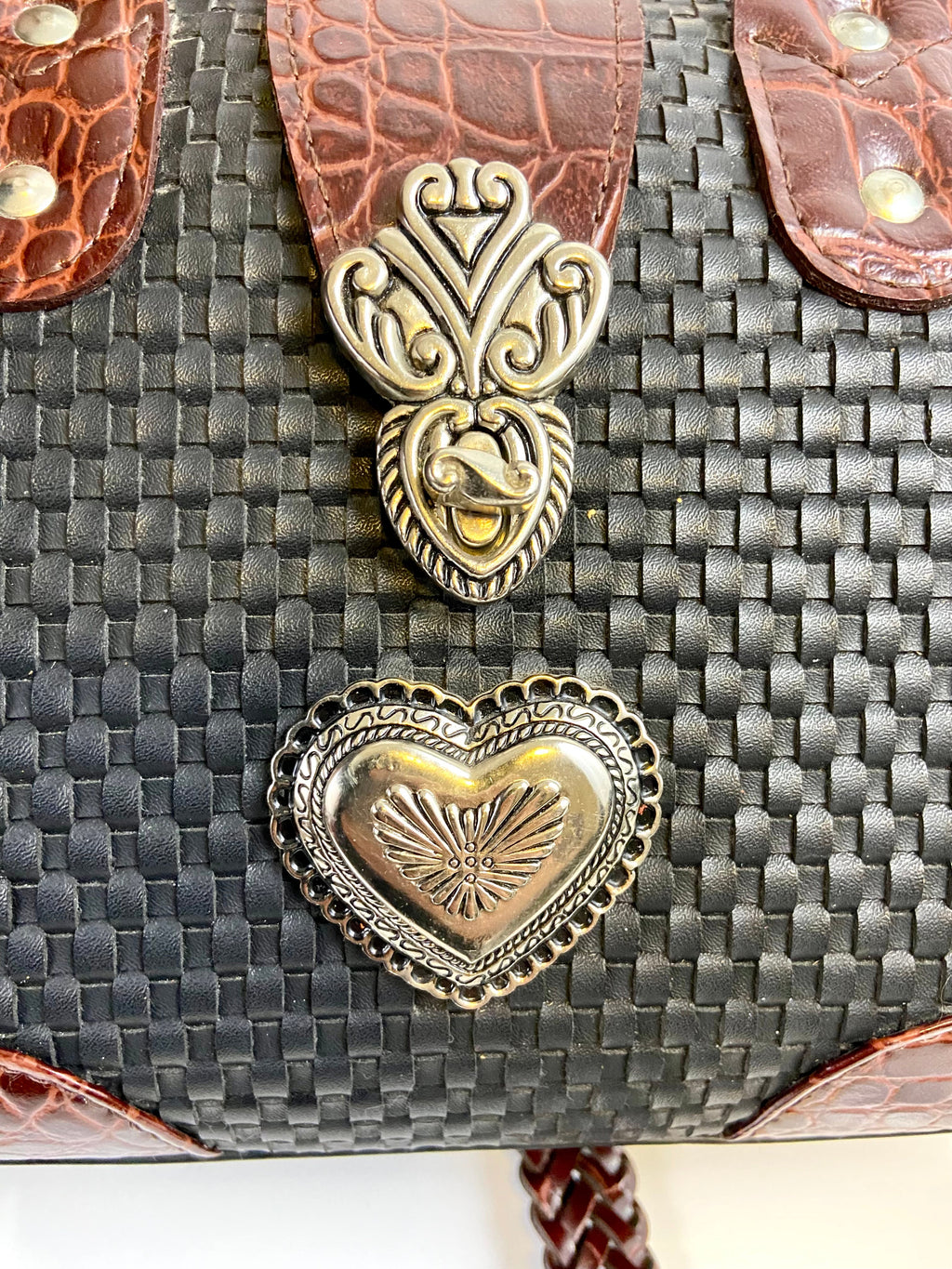 Vintage Heart Box Bag