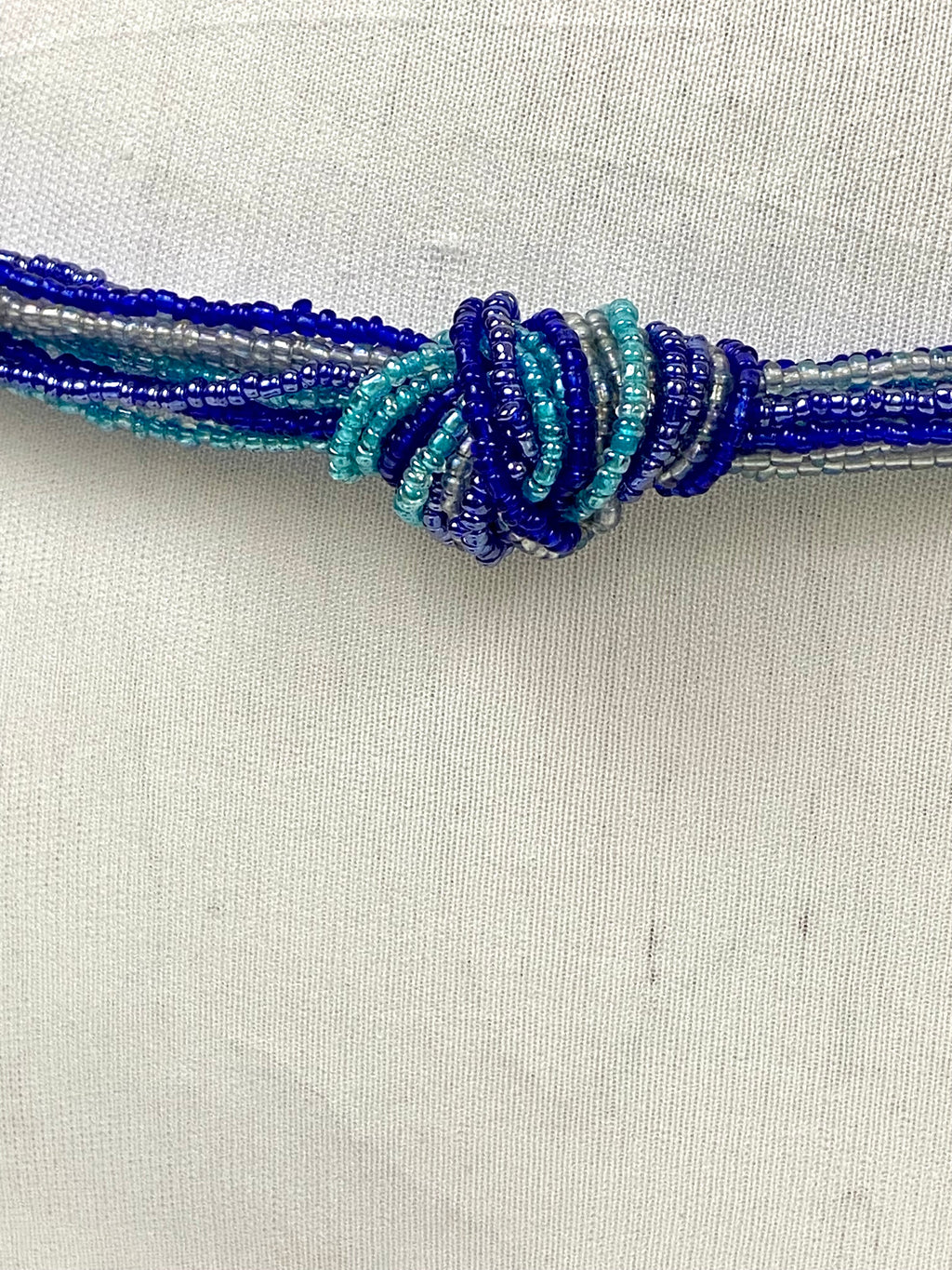 Blues Tone Beads Belt