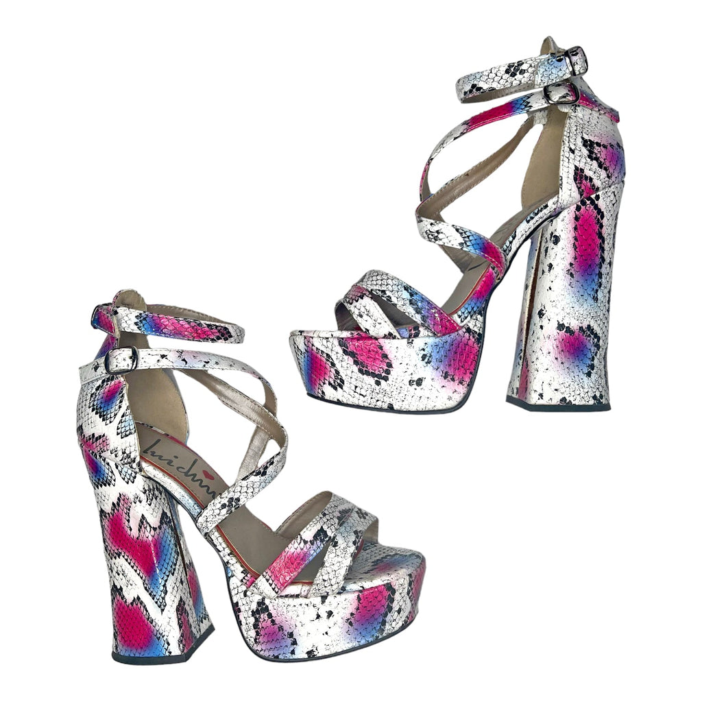 Luichiny Snakeskin Heels (7.5)