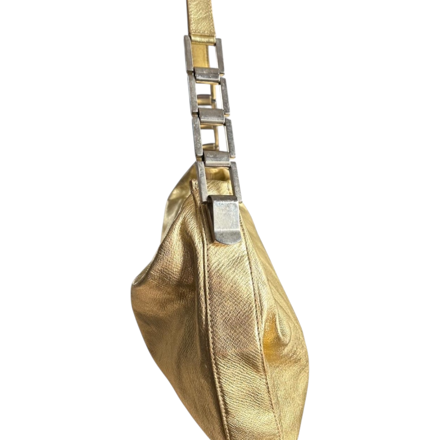 Rare 1980s Gold Moschino Redwall Bag