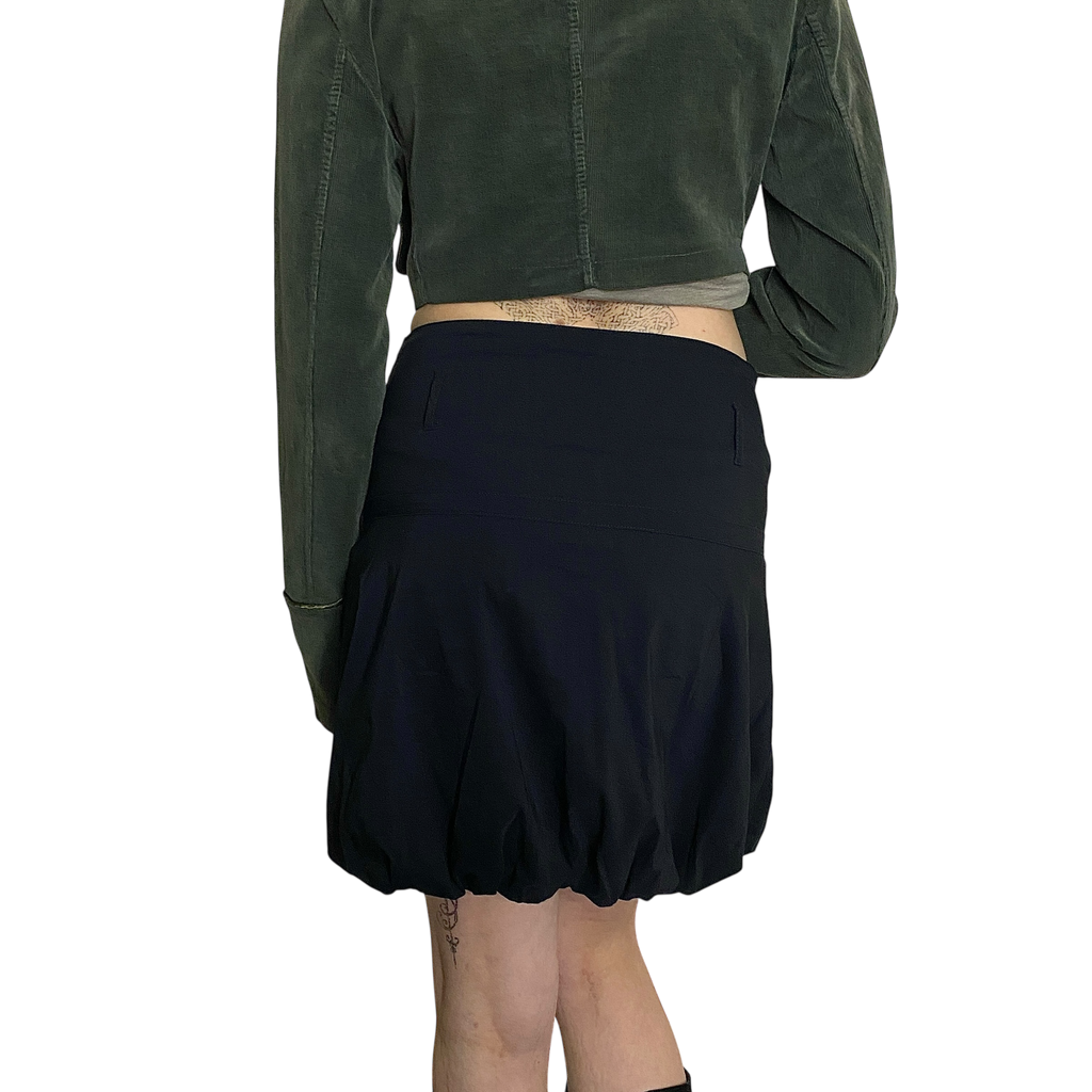 Vintage Parisian Black Bubble Skirt (S)