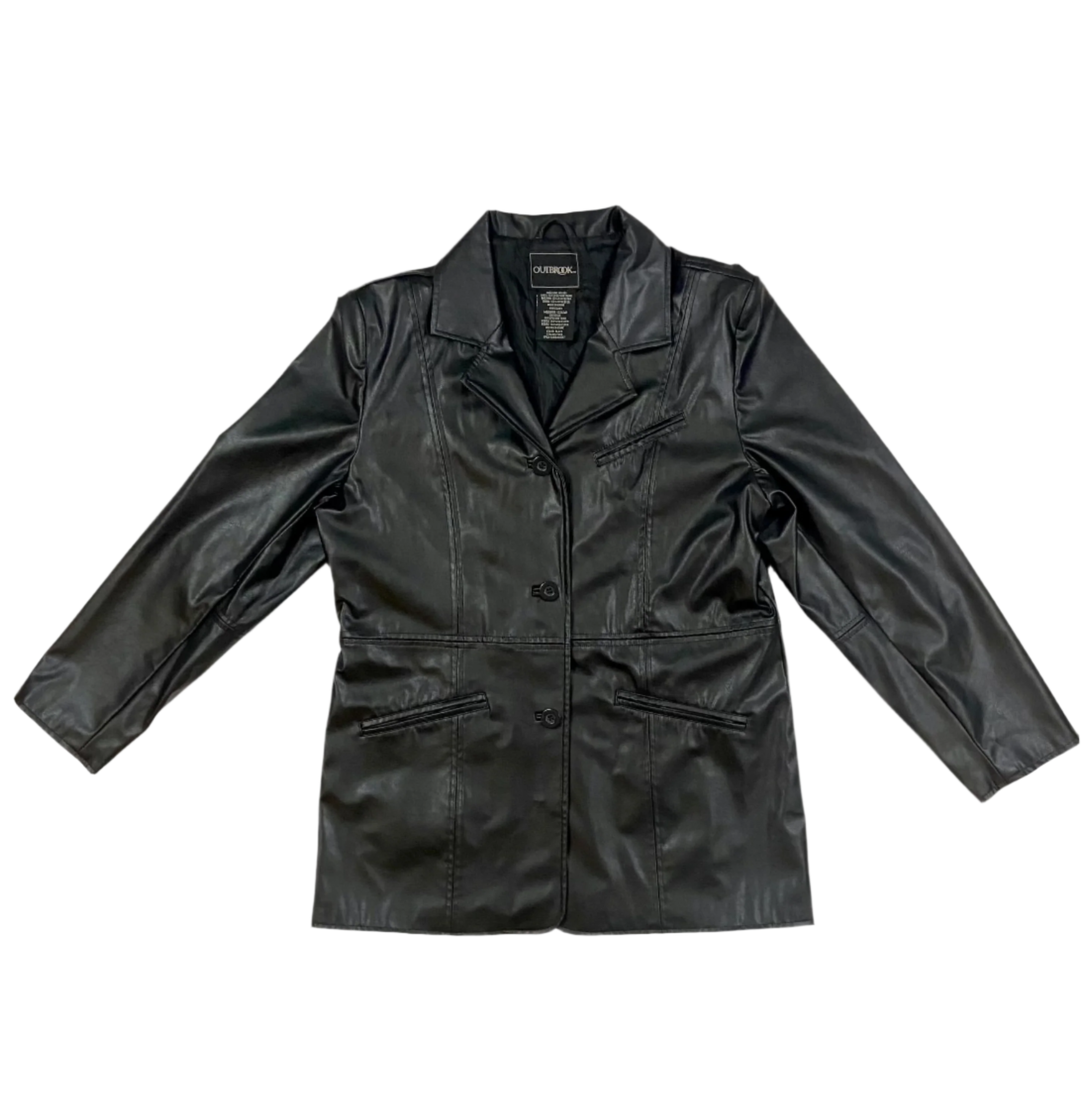 Black Leather Jacket (L)