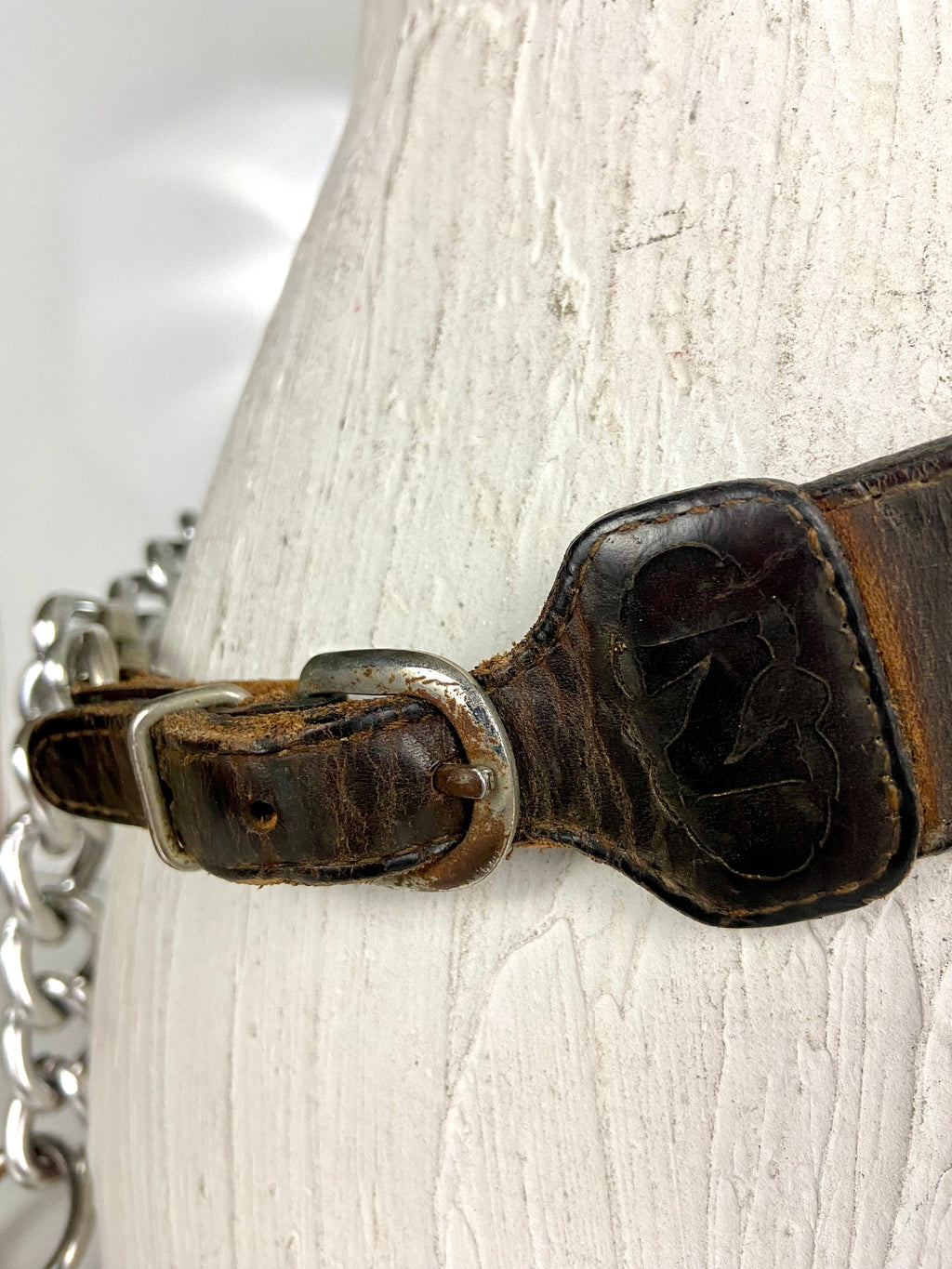 Vintage leather belt