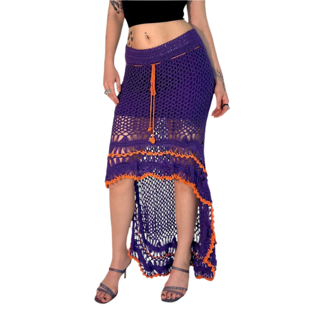 Crochet Hi Lo Skirt (S/M)