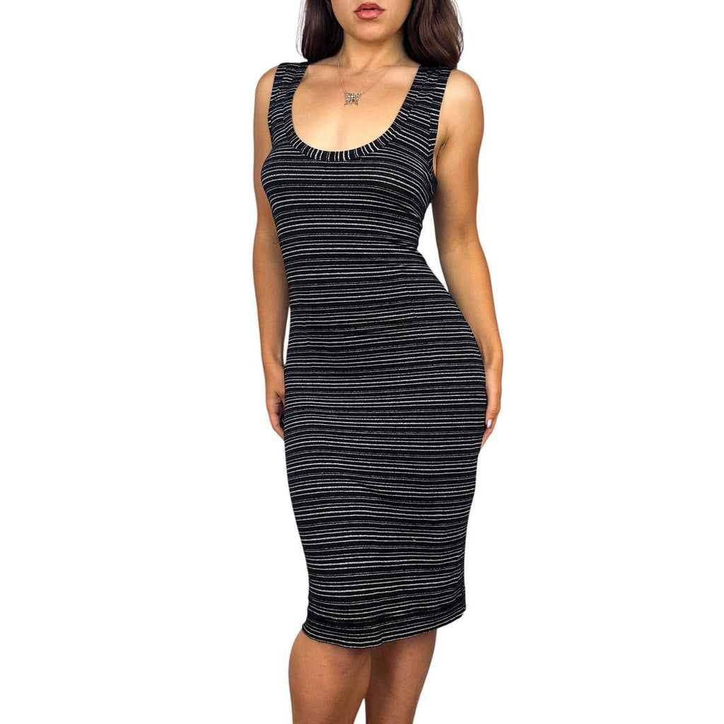 Dolce & Gabbana Striped Midi Dress (M/L)