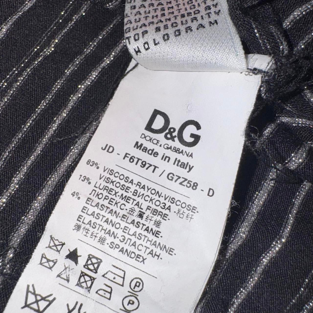 Dolce & Gabbana Striped Midi Dress (M/L)