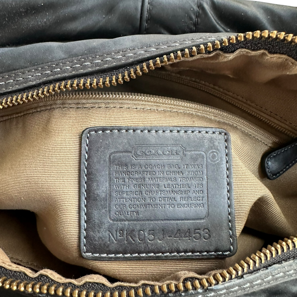 Rare Vintage Coach Black Legacy Bag