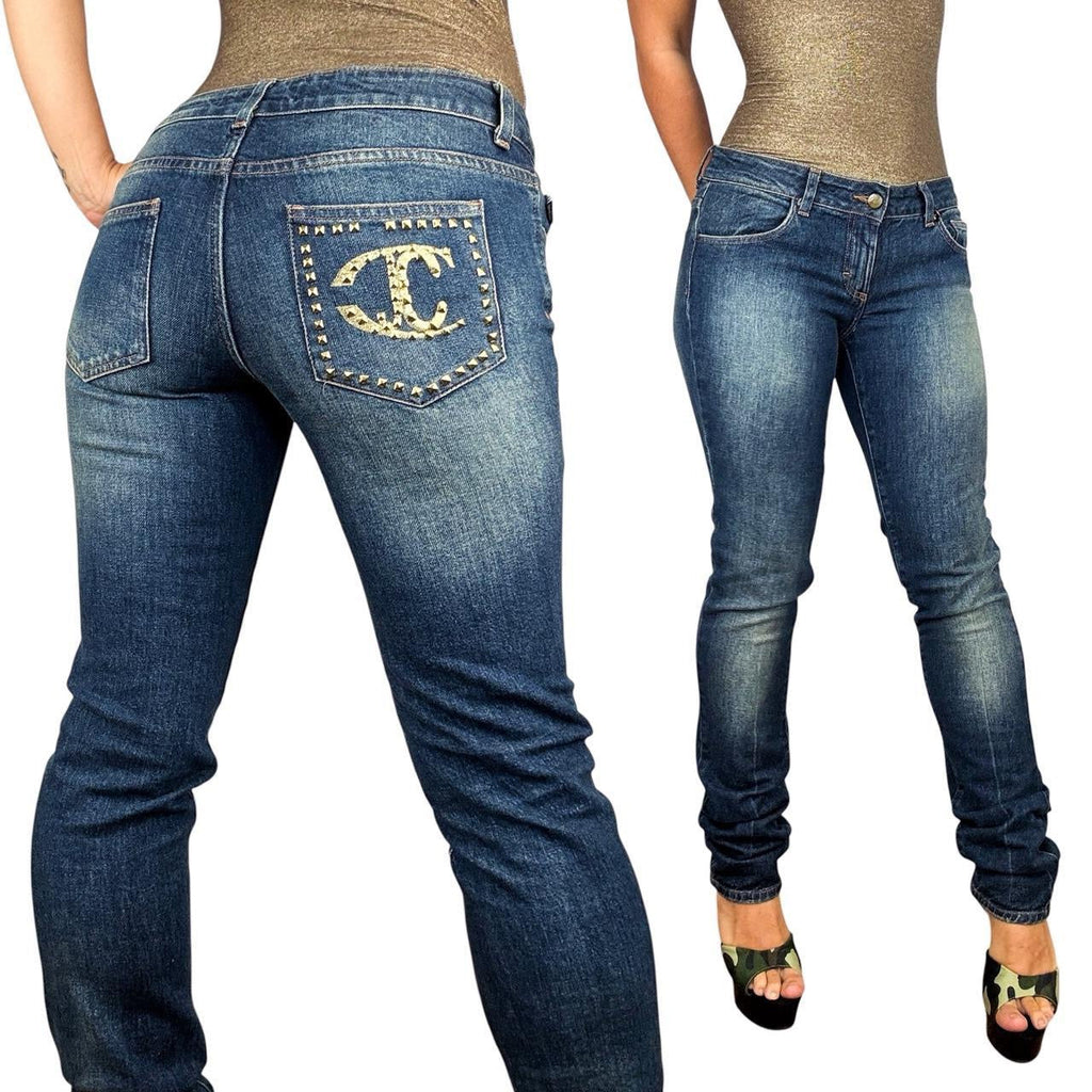 Just Cavalli Embellished Skinny Jeans (S)