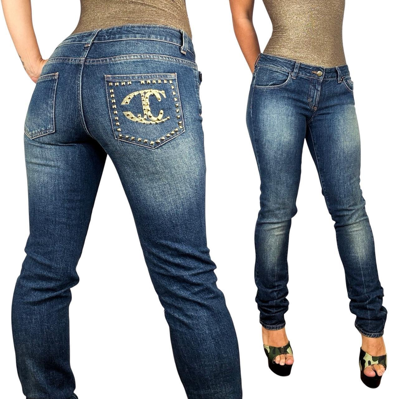 Just Cavalli Embellished Skinny Jeans (S)
