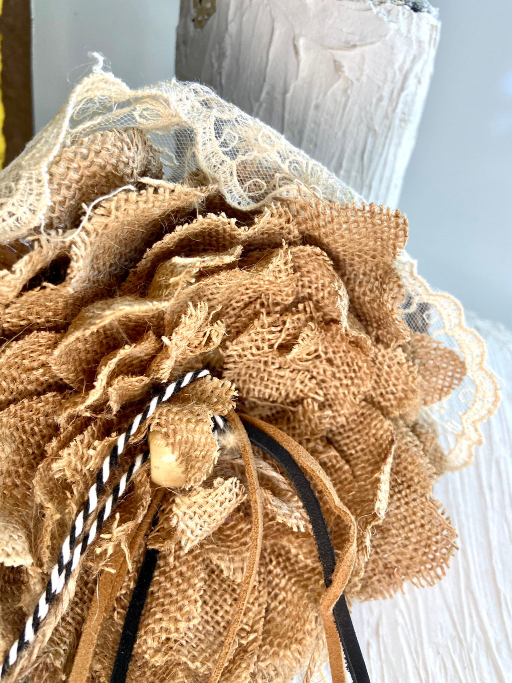 BOHO big flower choker/ belt