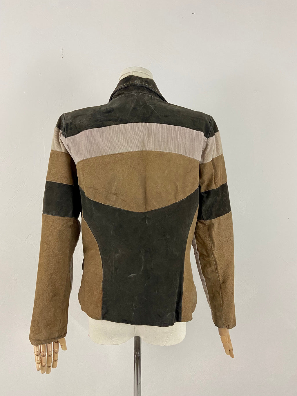 Suede leather jacket