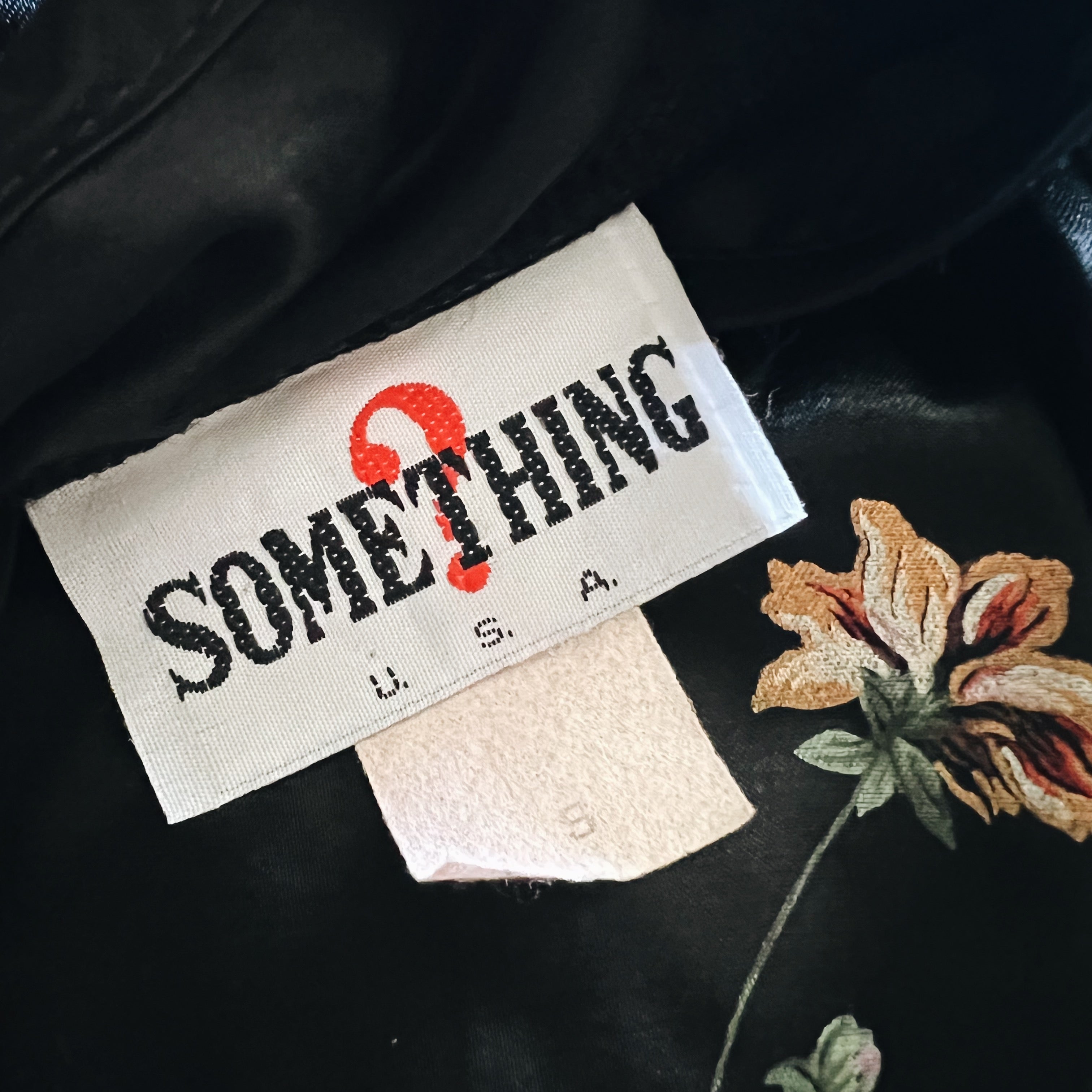 90s Floral Satin Top (S)