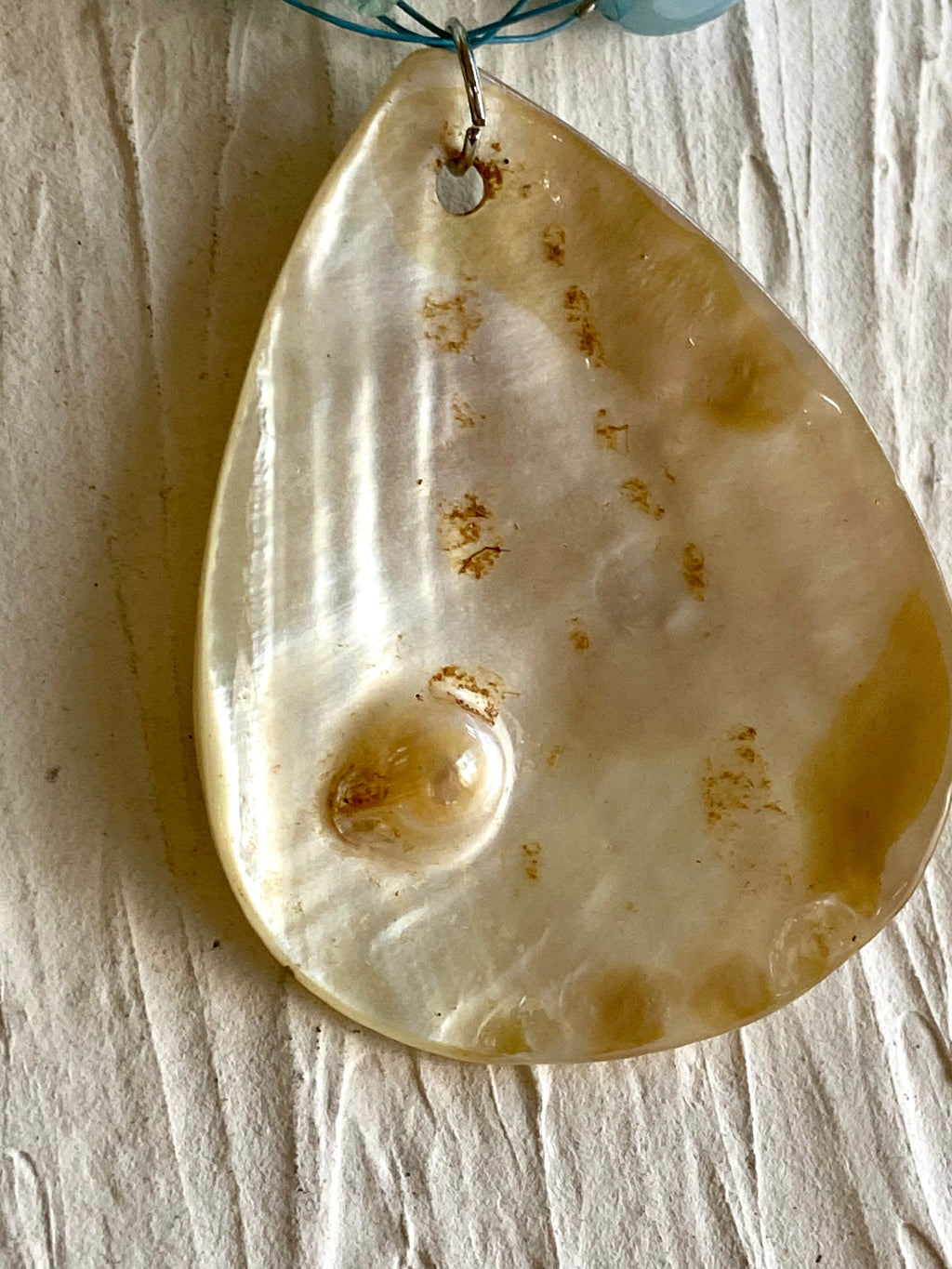 Shell & beads choker