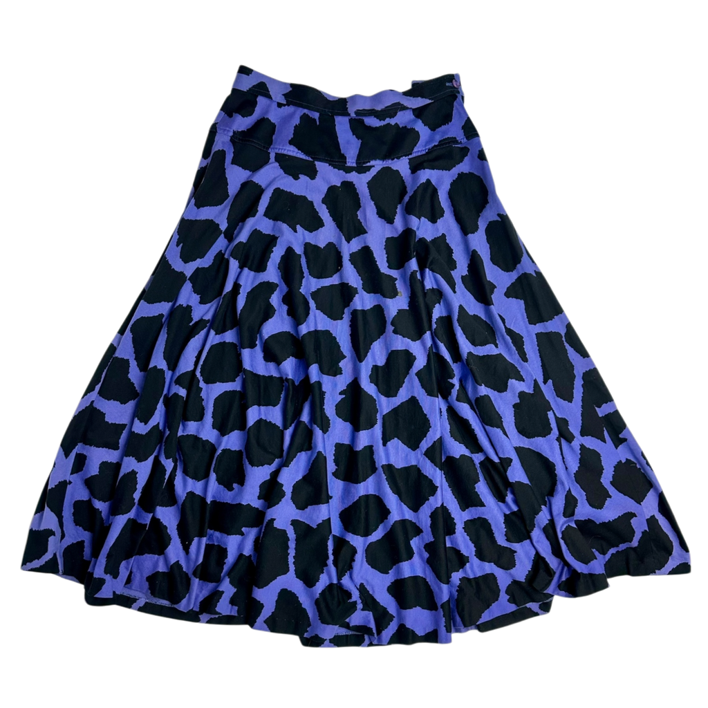 Vintage Animal Print Maxi Skirt (XS/S)