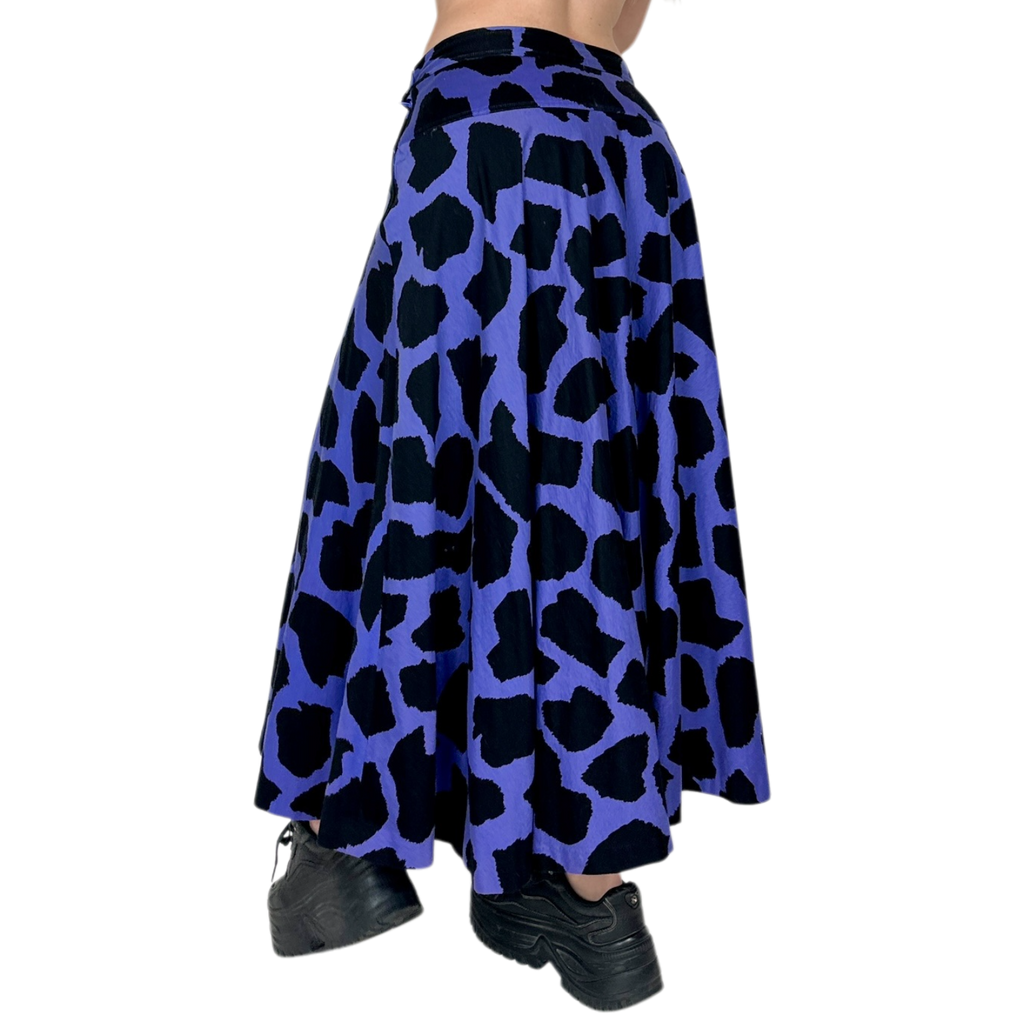 Vintage Animal Print Maxi Skirt (XS/S)