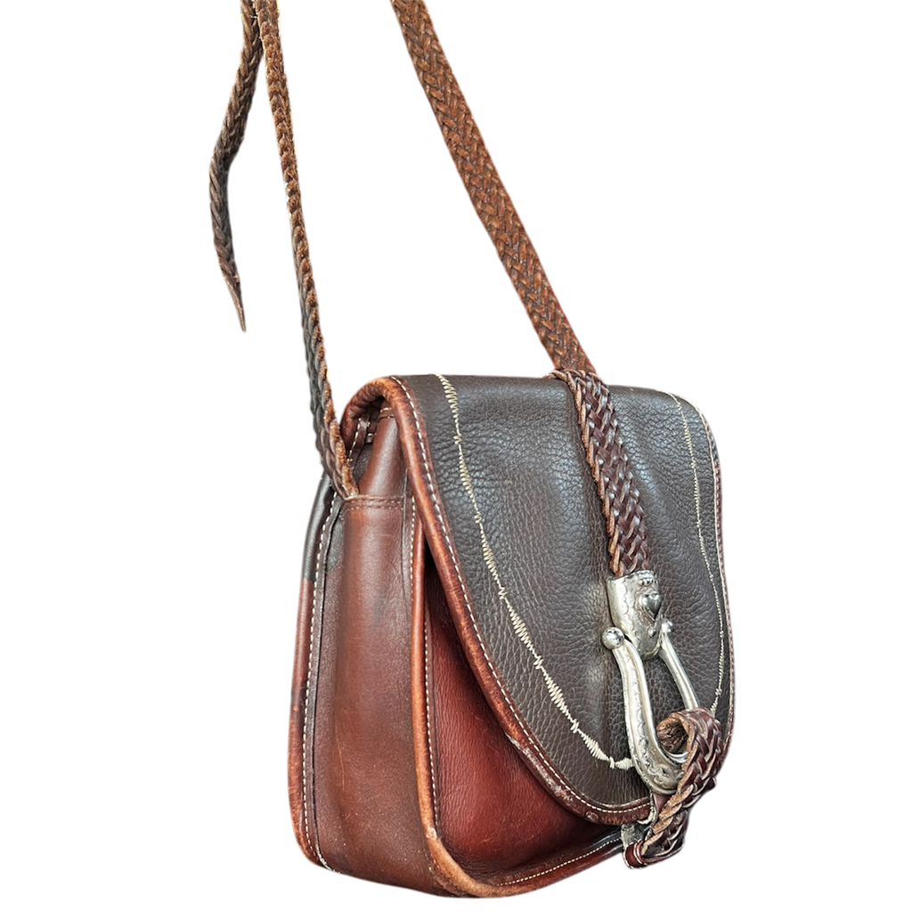 Brighton Brown Leather Buckle Purse