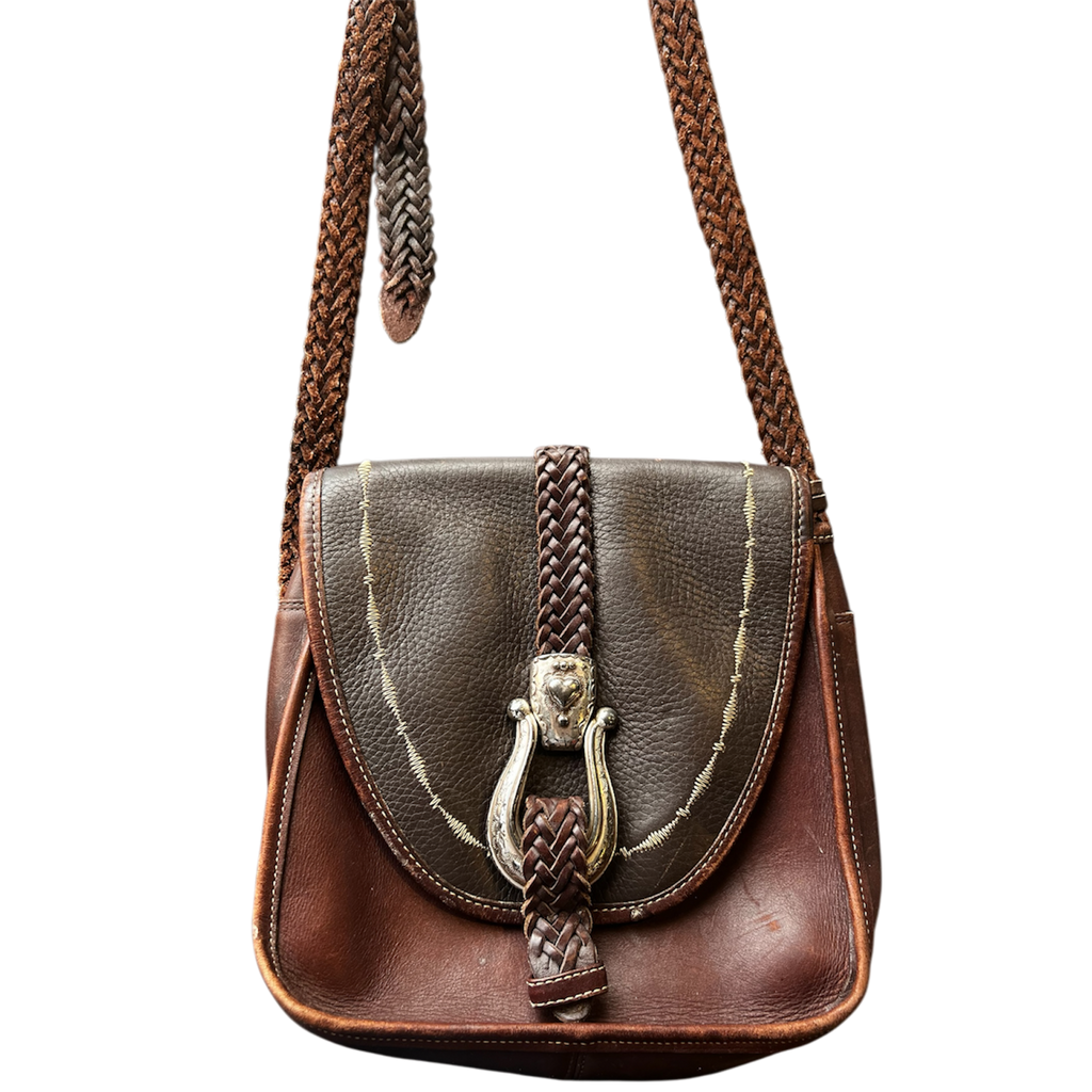 Brighton Brown Leather Buckle Purse