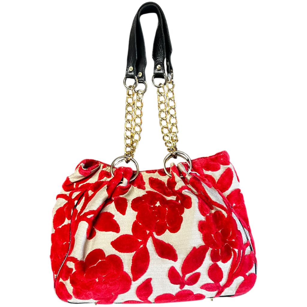 Glinda Gies Floral Carpet Bag