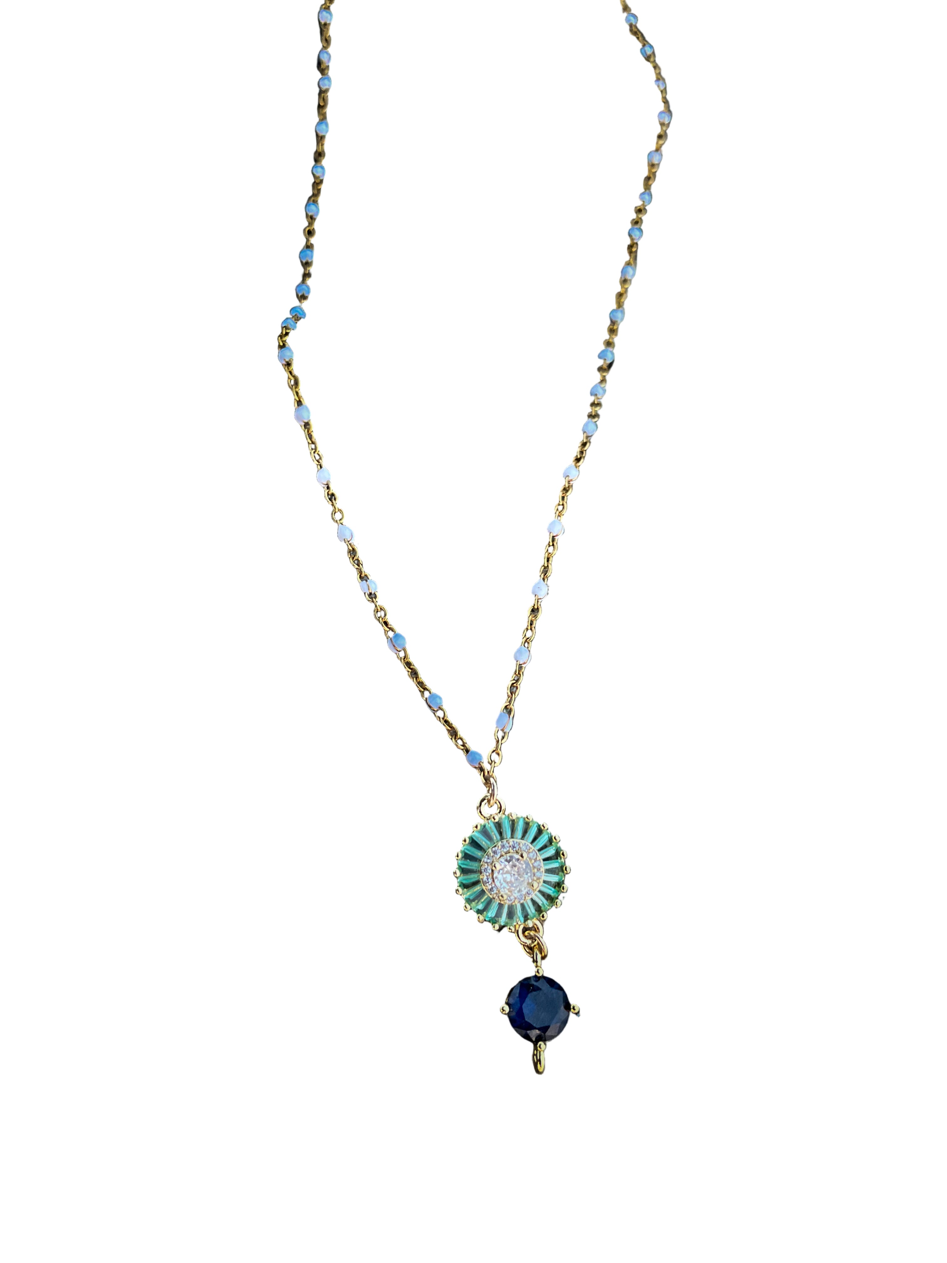Sapphire Tropics Necklace