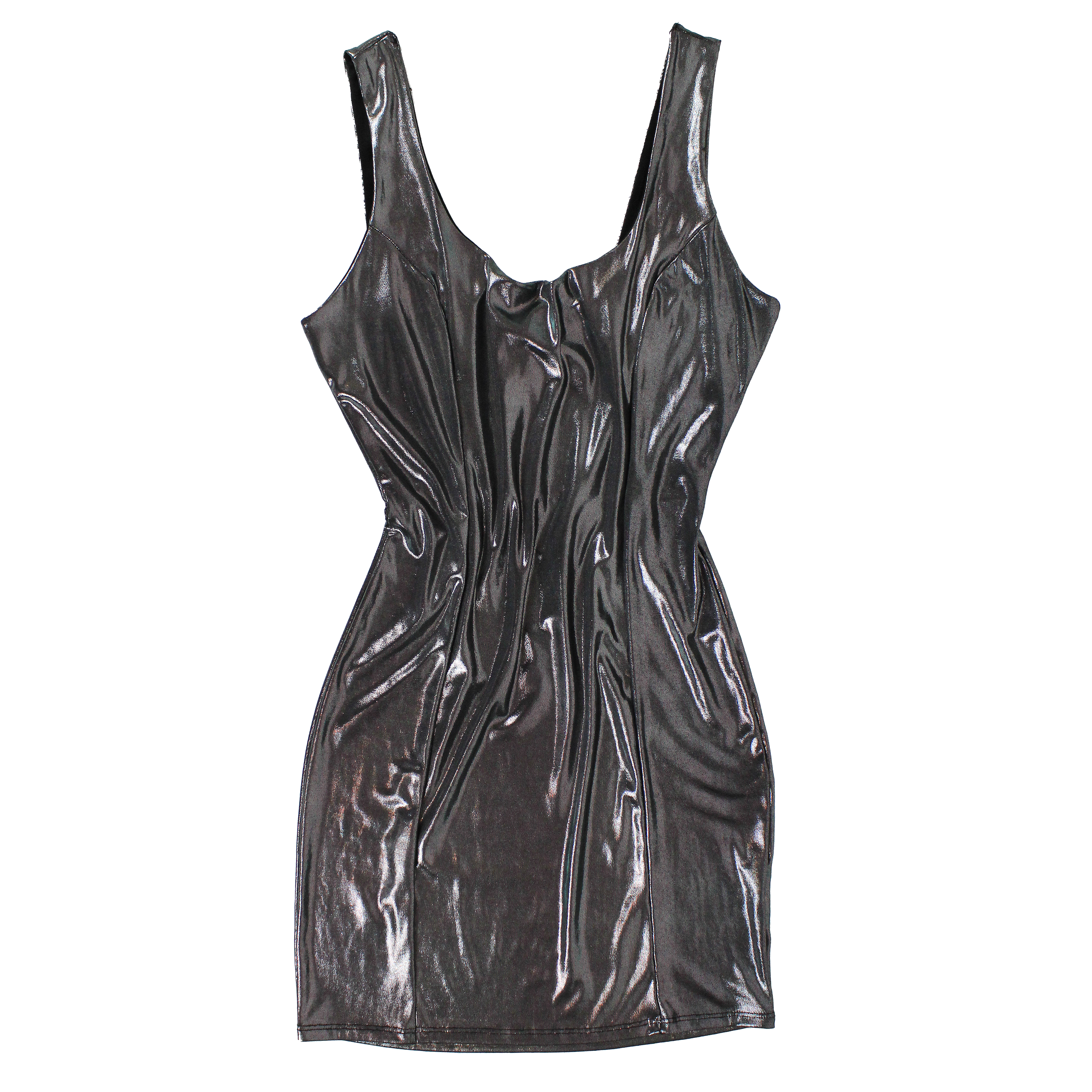00s Metallic Mini Dress (S/M)