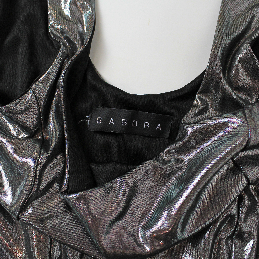 00s Metallic Mini Dress (S/M)