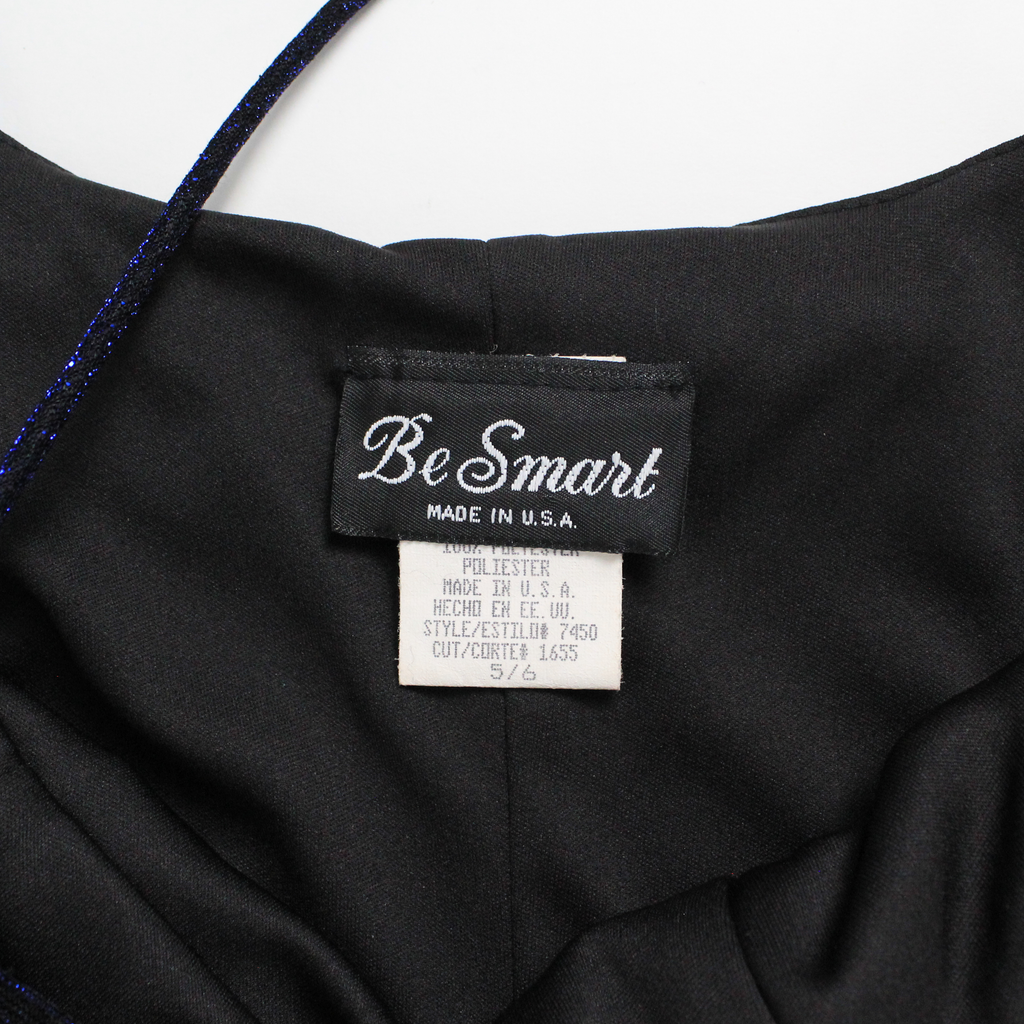 90s Shimmery Blue Gown (S)