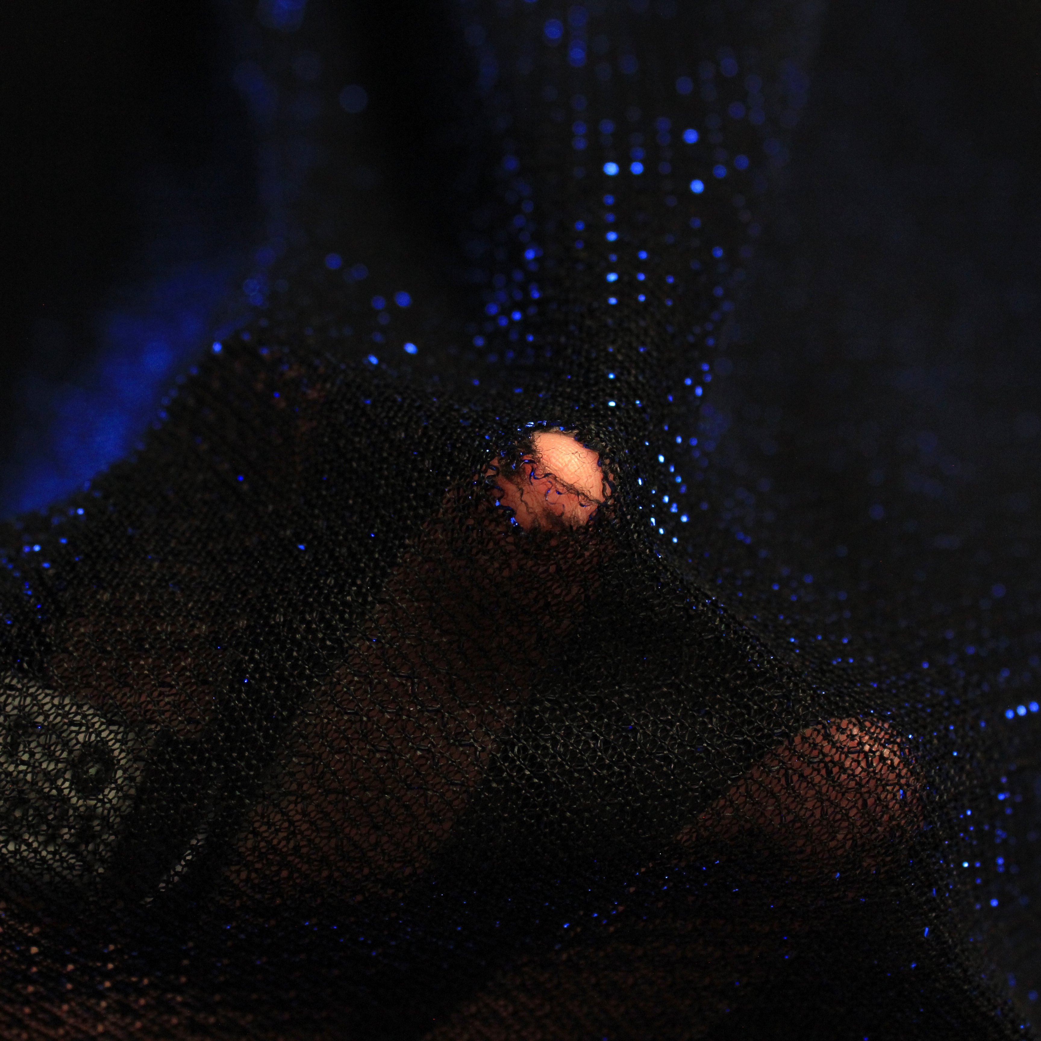 90s Shimmery Blue Gown (S)