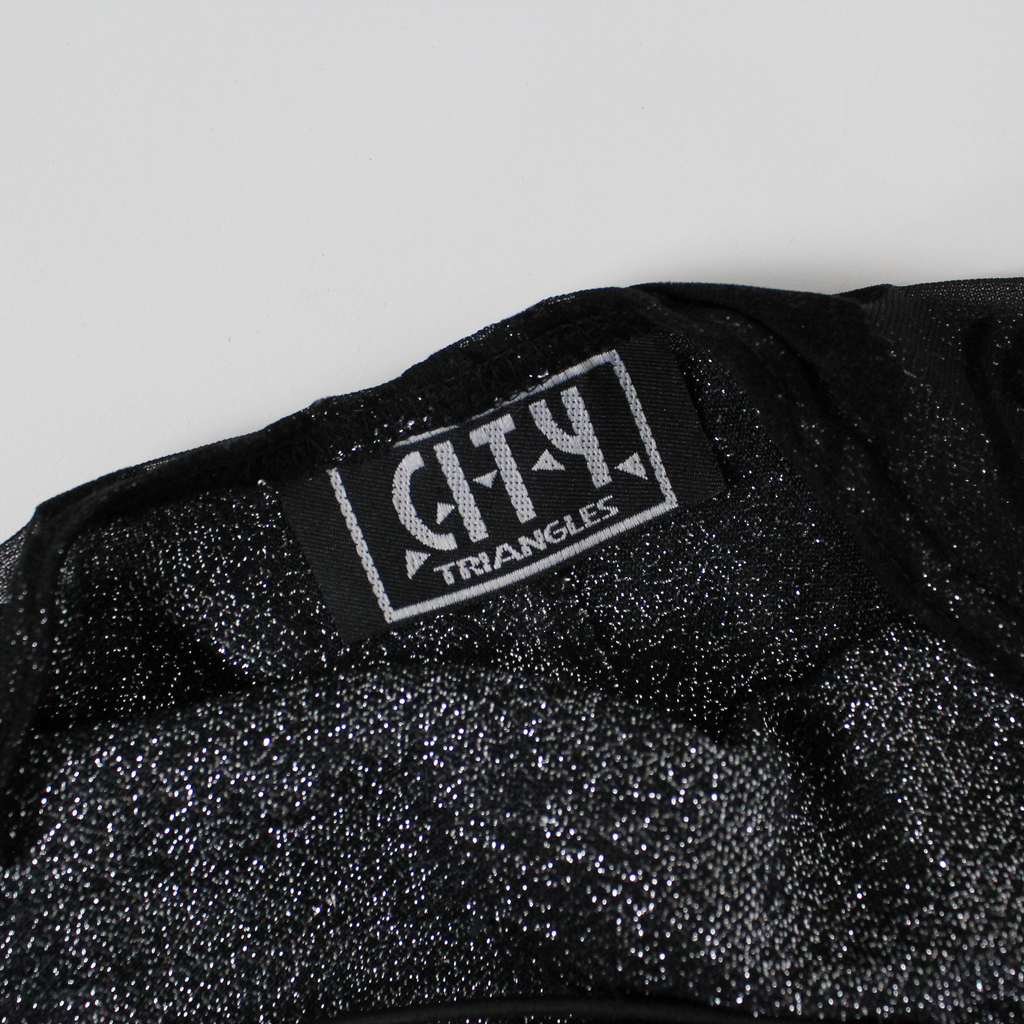 90s Black/Silver Gown (S)