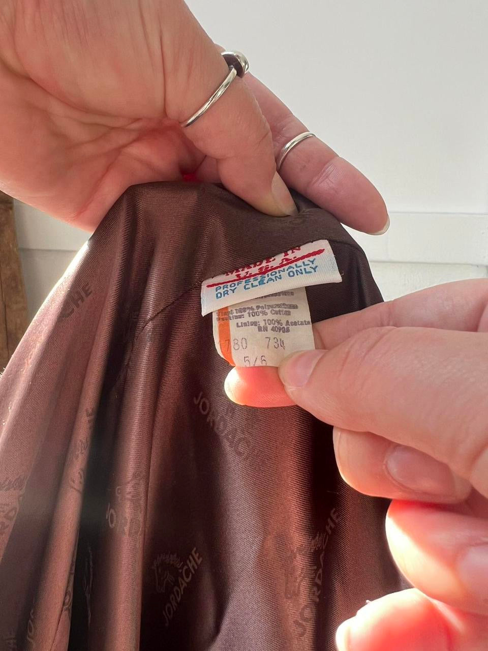 90s Faux Fur Jordache Coat (M)