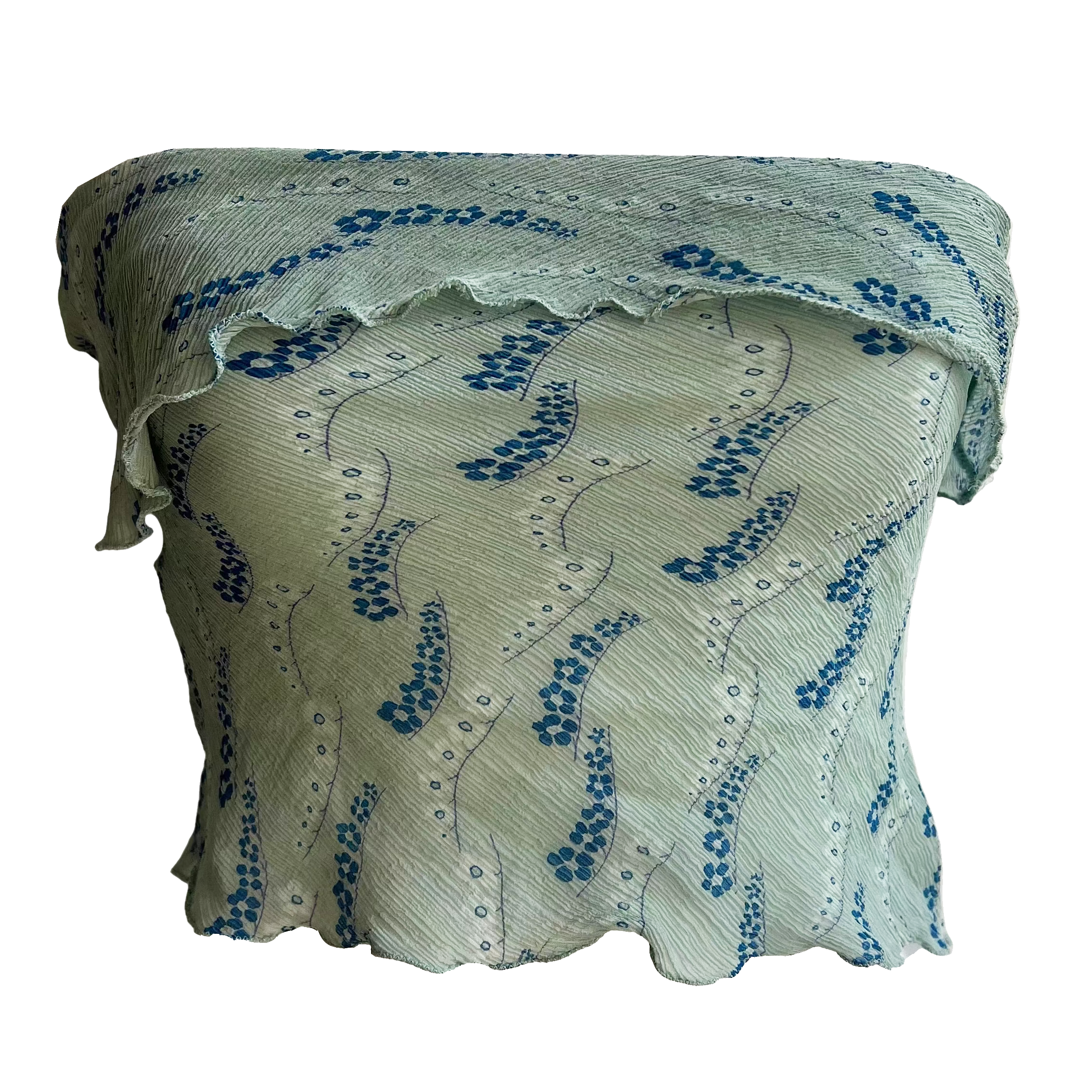 Vintage Italian 100% Silk Blouse (S/M)