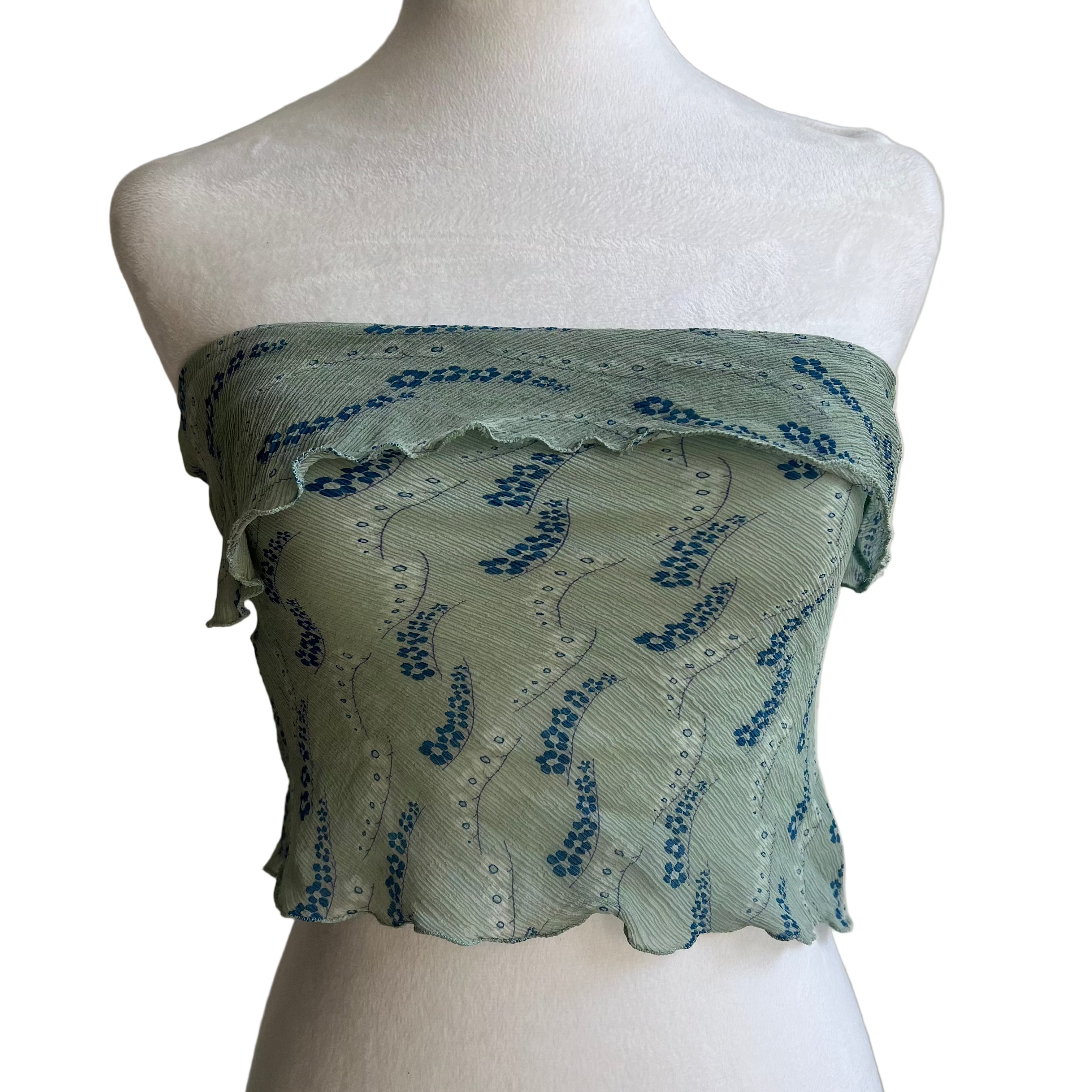 Vintage Italian 100% Silk Blouse (S/M)