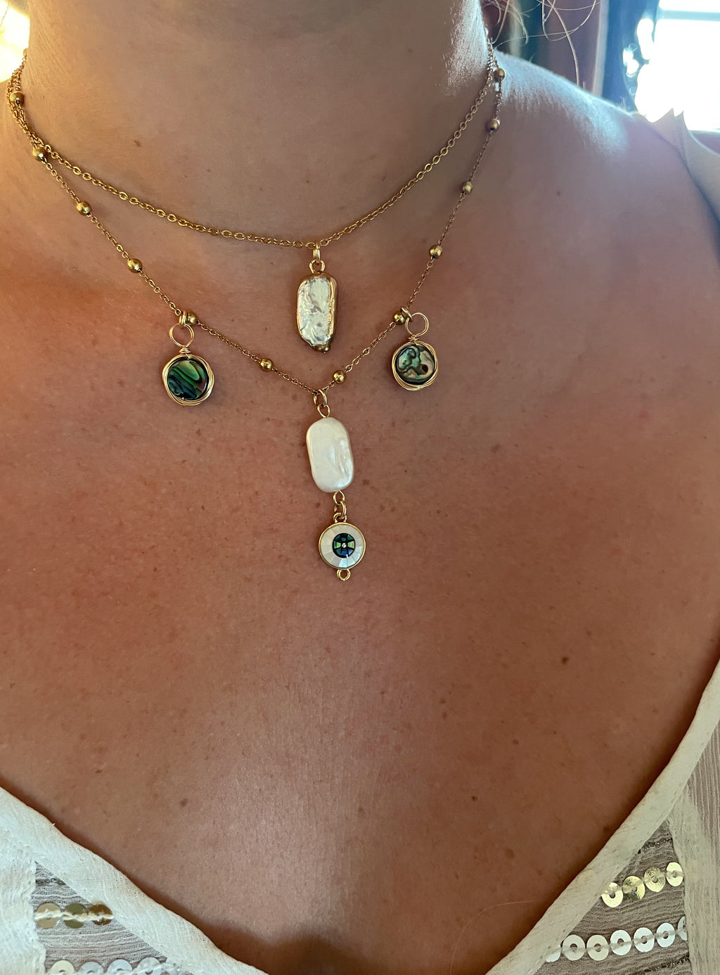 Abalone Pearl Necklace