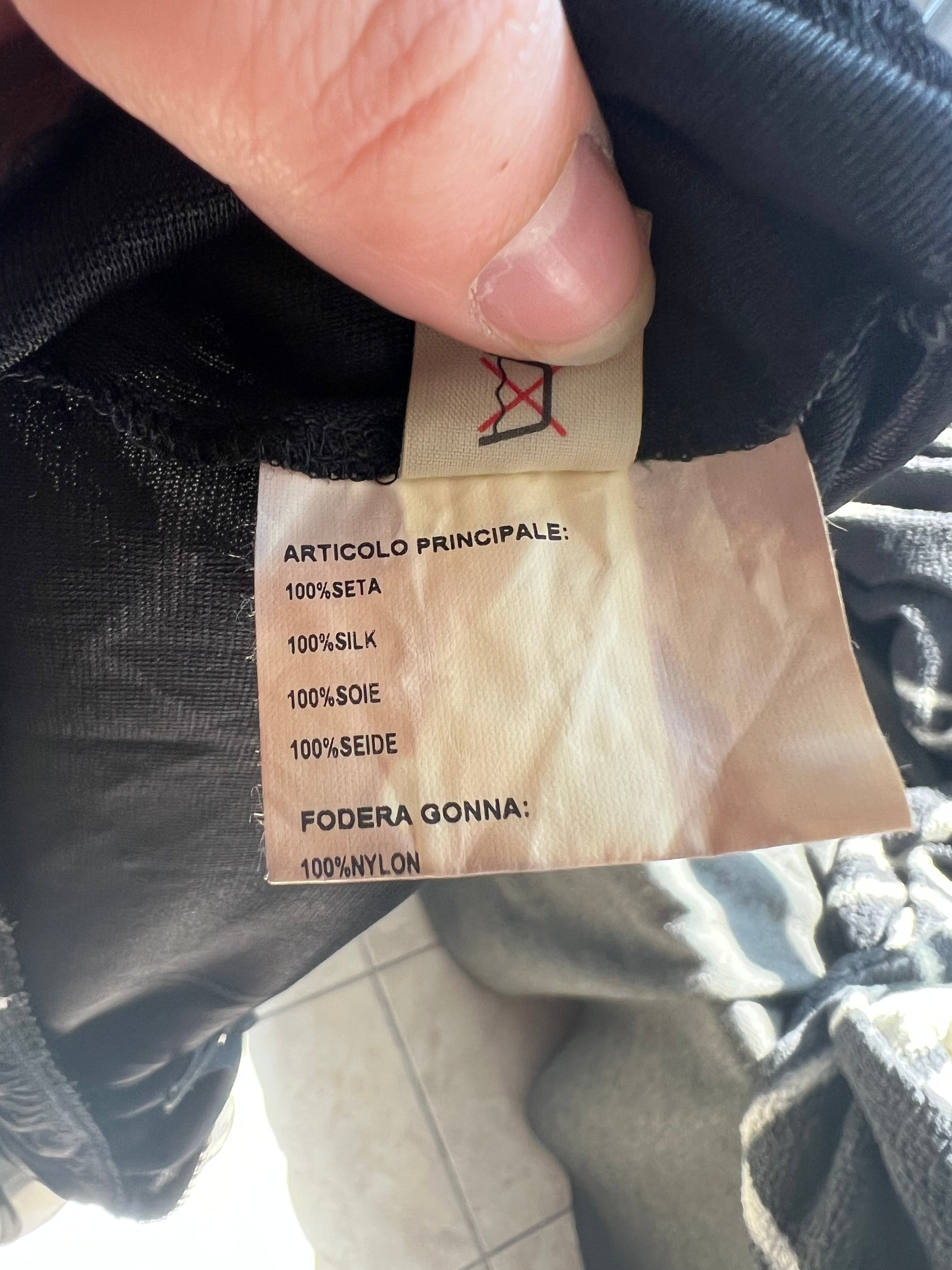 Vintage 90s/Y2K Italian Designer 100% Silk Whimsy Skirt (S/M)