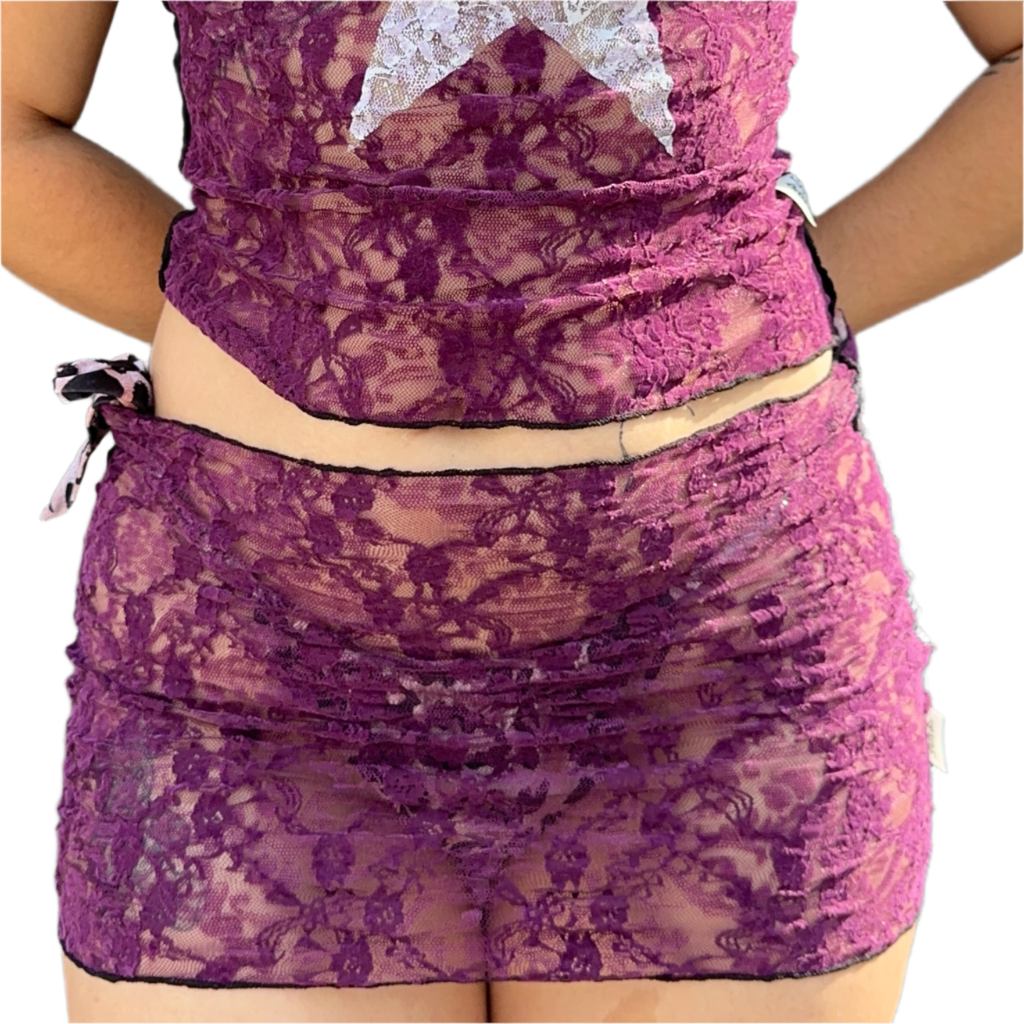 Plum Micro Skirt (S/M)