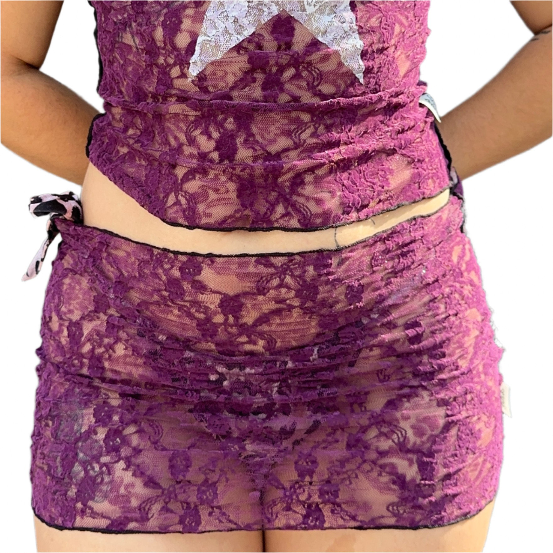 Plum Micro Skirt (S/M)