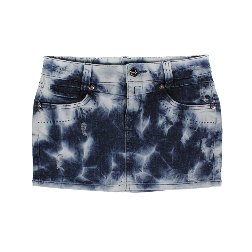 Italian Y2K Denim Mini Skirt (XS)