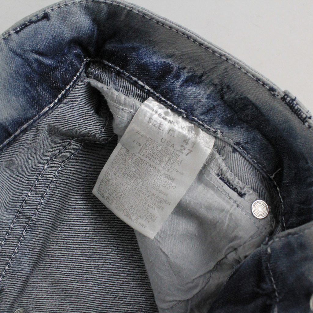 Italian Y2K Denim Mini Skirt (XS)